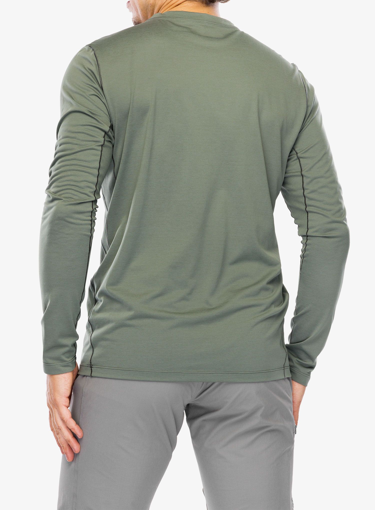 Tekaška jopica Arcteryx Cormac Crew Neck Shirt LS - forage heather II