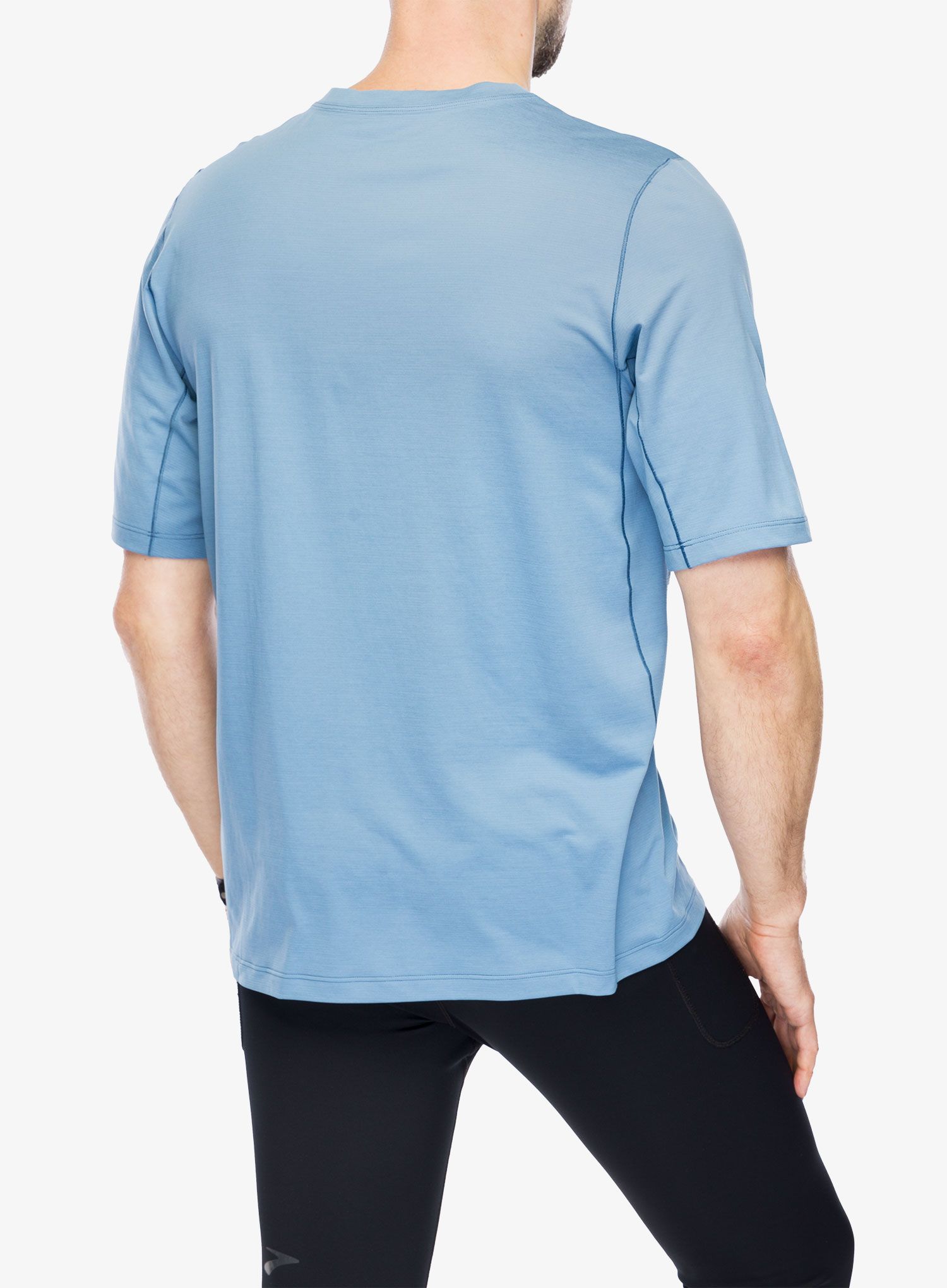 Majica za tek Arcteryx Cormac Crew Neck Shirt SS - stone wash heather