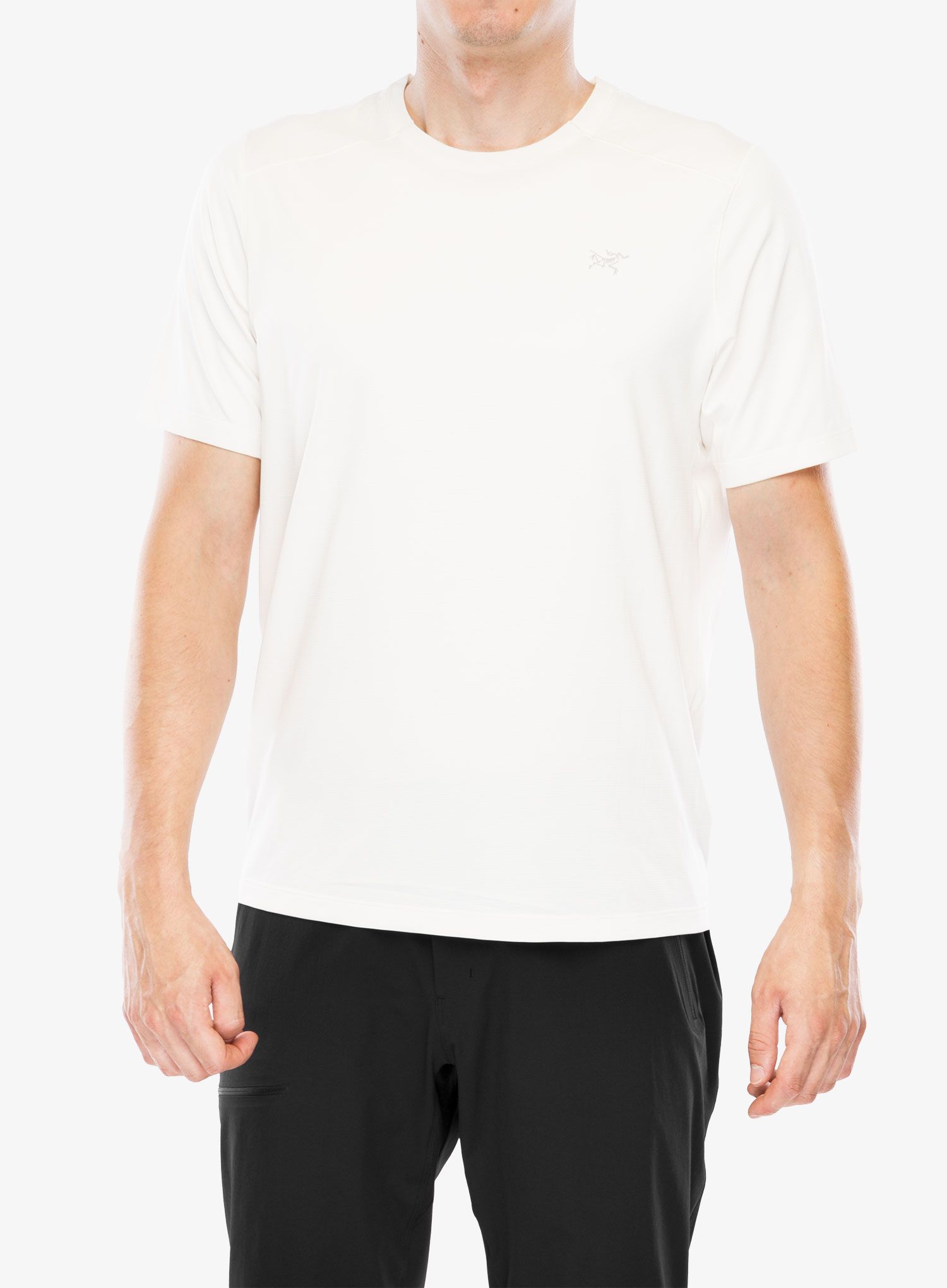 Majica za tek Arcteryx Cormac Crew Neck Shirt SS - arctic silk heather II