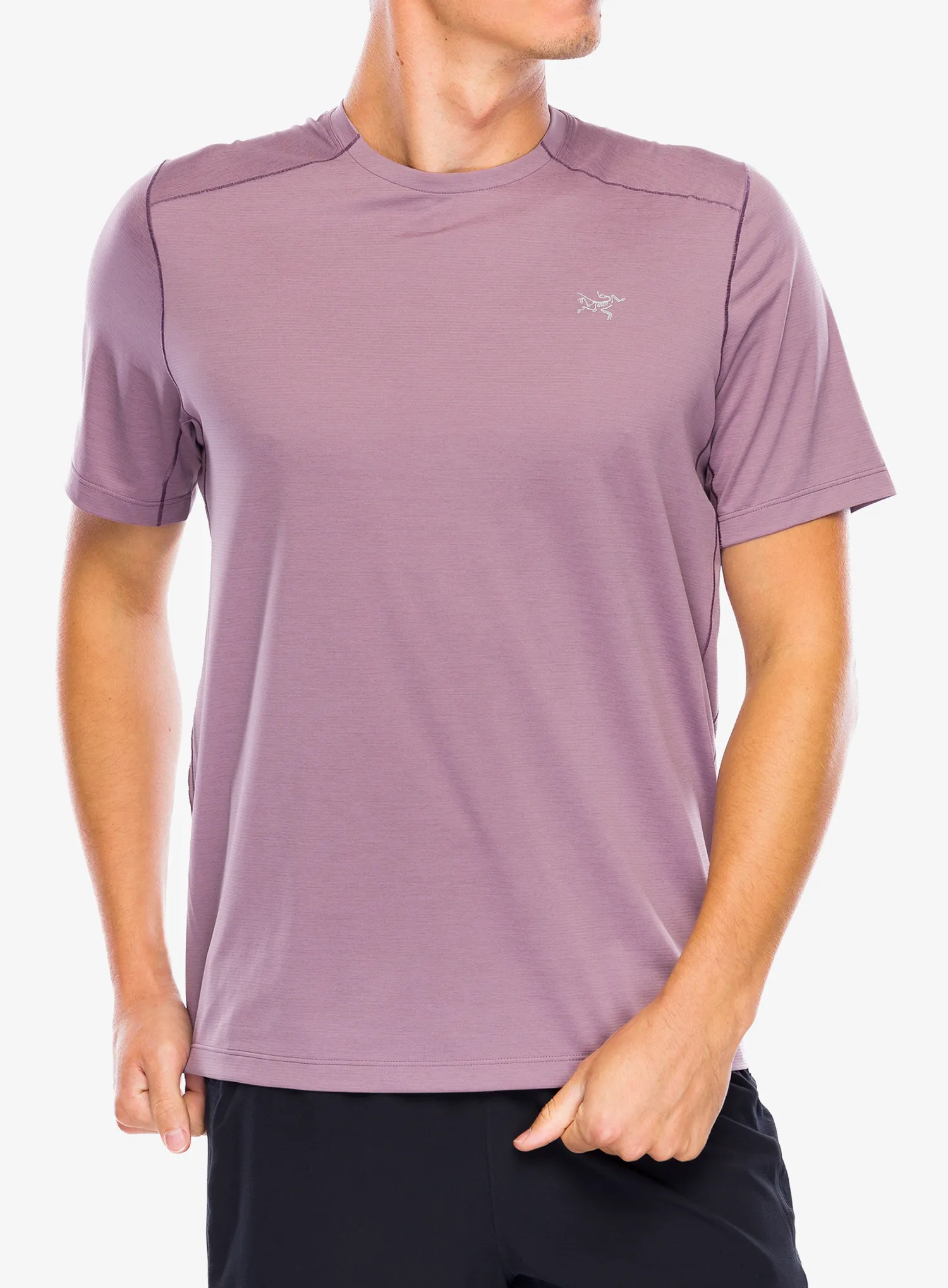 Majica za tek Arcteryx Cormac Crew SS - interstellar heather