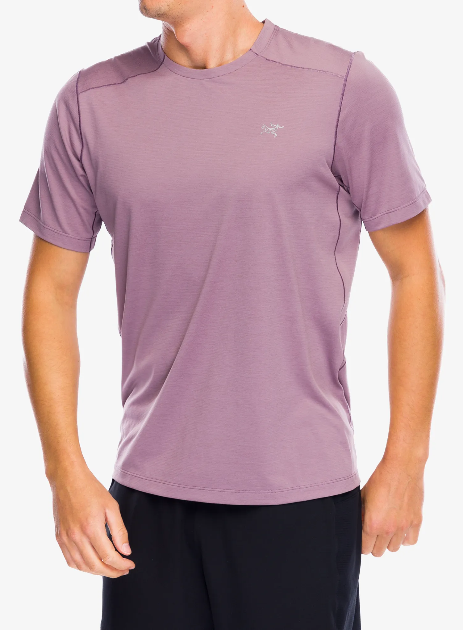 Majica za tek Arcteryx Cormac Crew SS - interstellar heather
