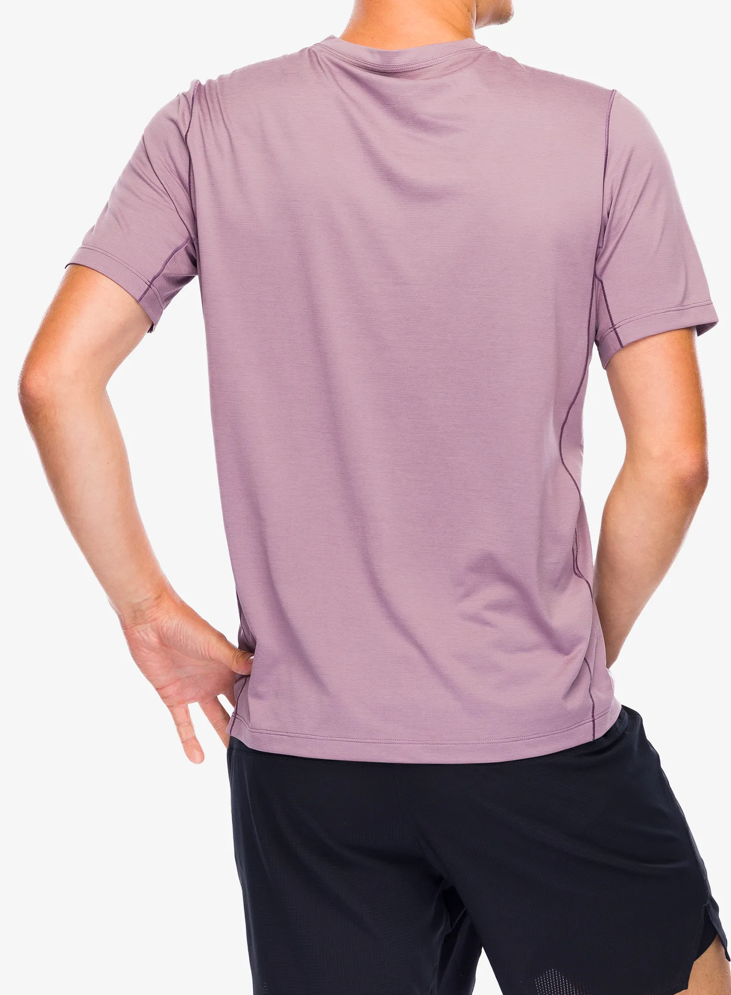 Majica za tek Arcteryx Cormac Crew SS - interstellar heather