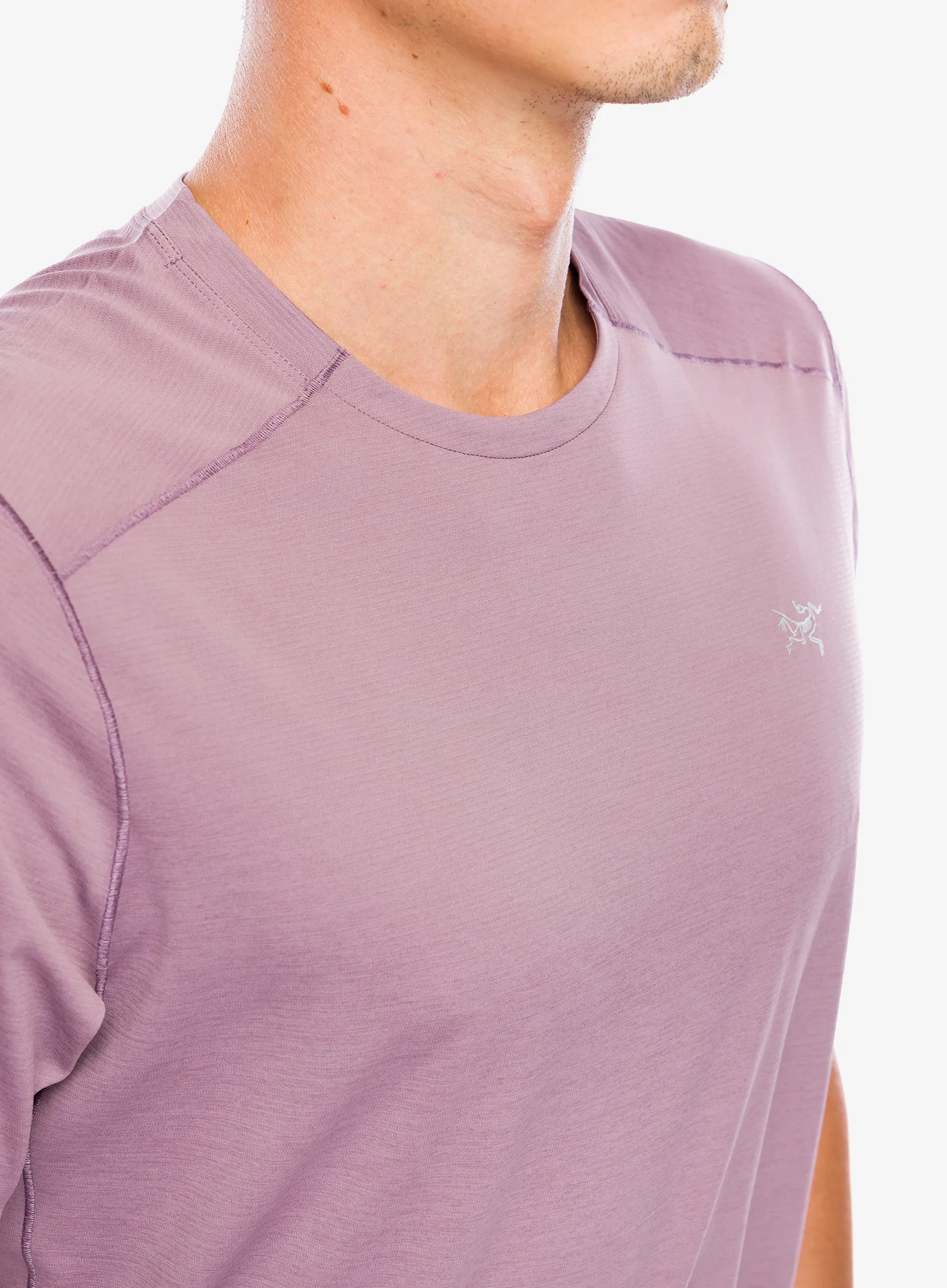 Majica za tek Arcteryx Cormac Crew SS - interstellar heather