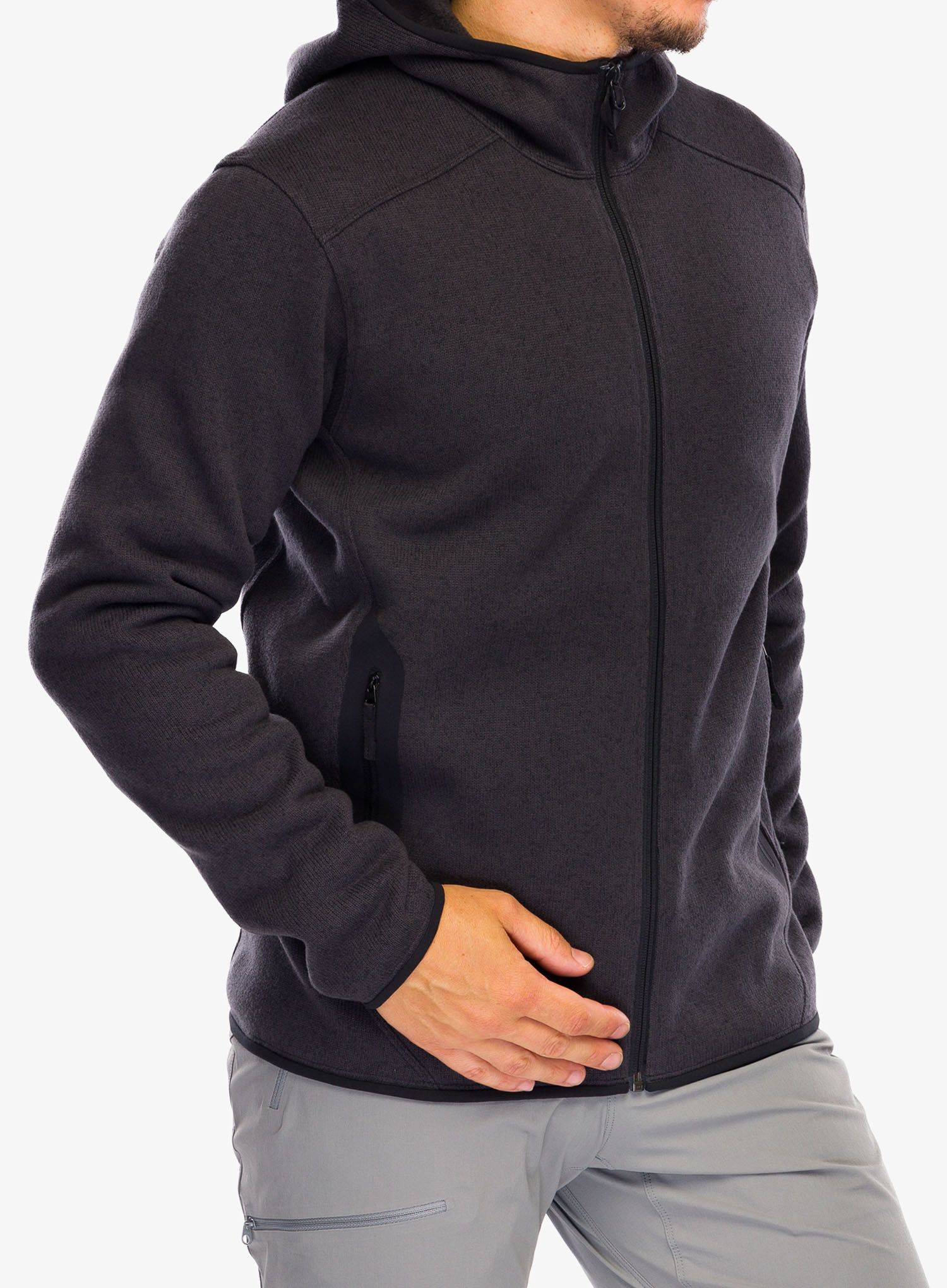 Jopica z zadrgo Arcteryx Covert Hoody - black heather II