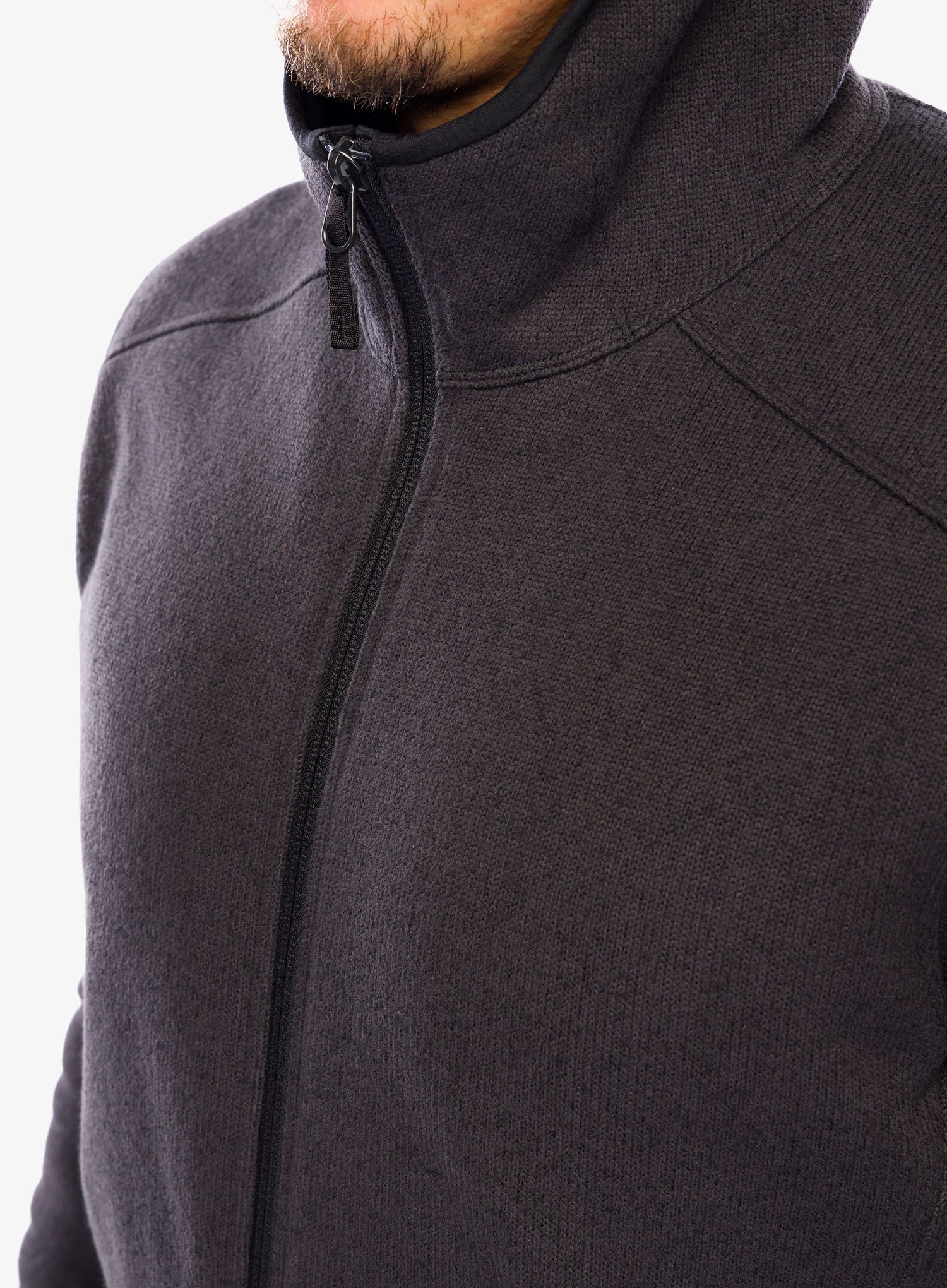 Jopica z zadrgo Arcteryx Covert Hoody - black heather II