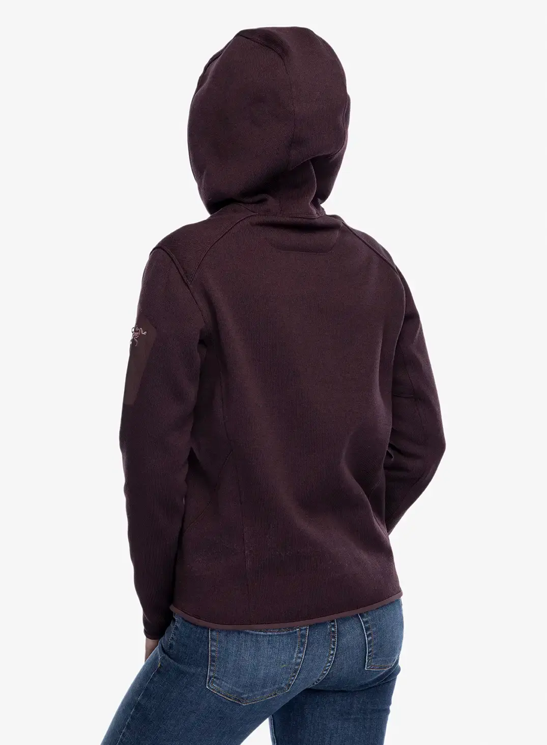 Ženska jopa s kapuco Arcteryx Covert Pullover Hoody - phantasm heather