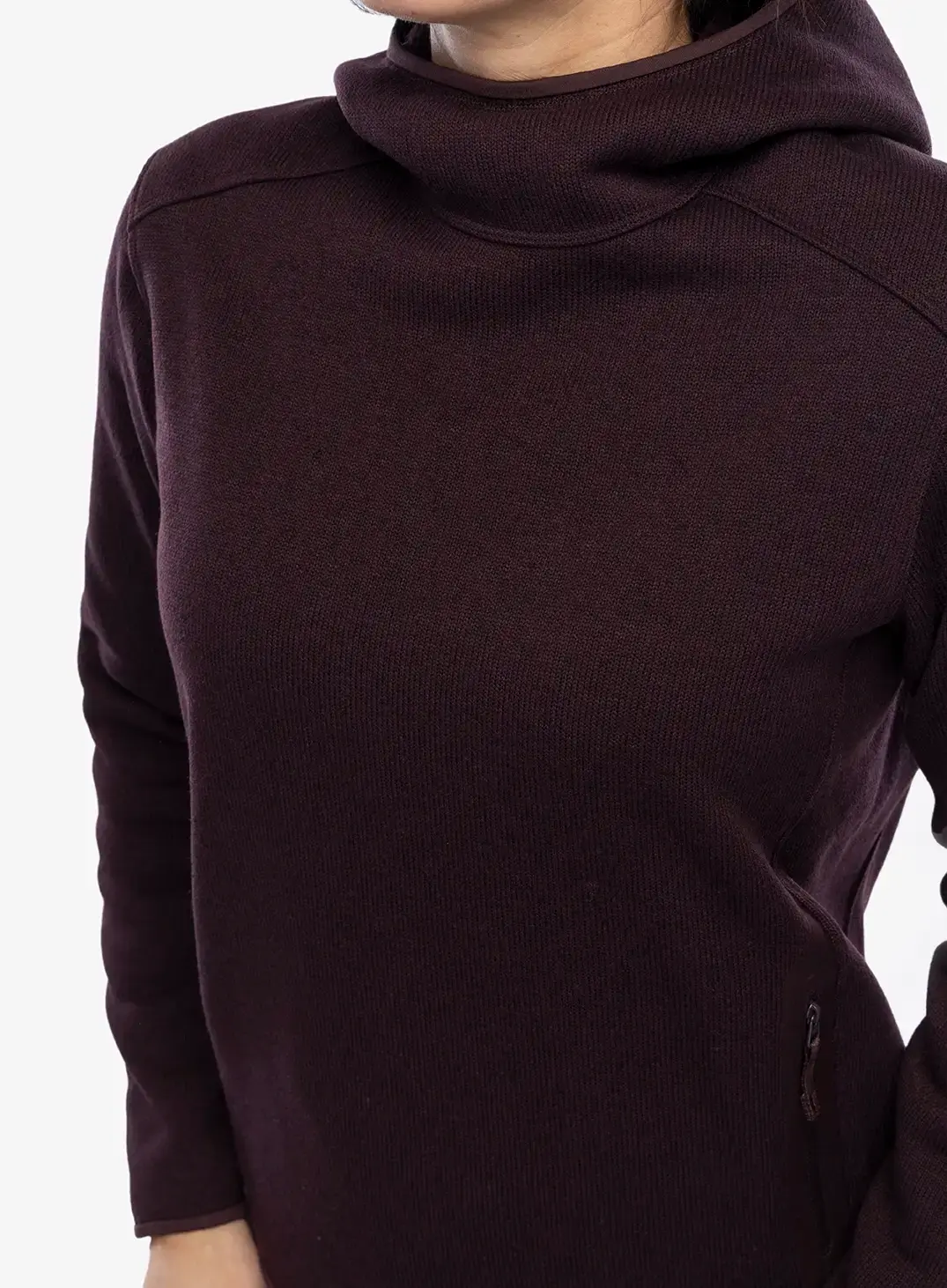 Ženska jopa s kapuco Arcteryx Covert Pullover Hoody - phantasm heather