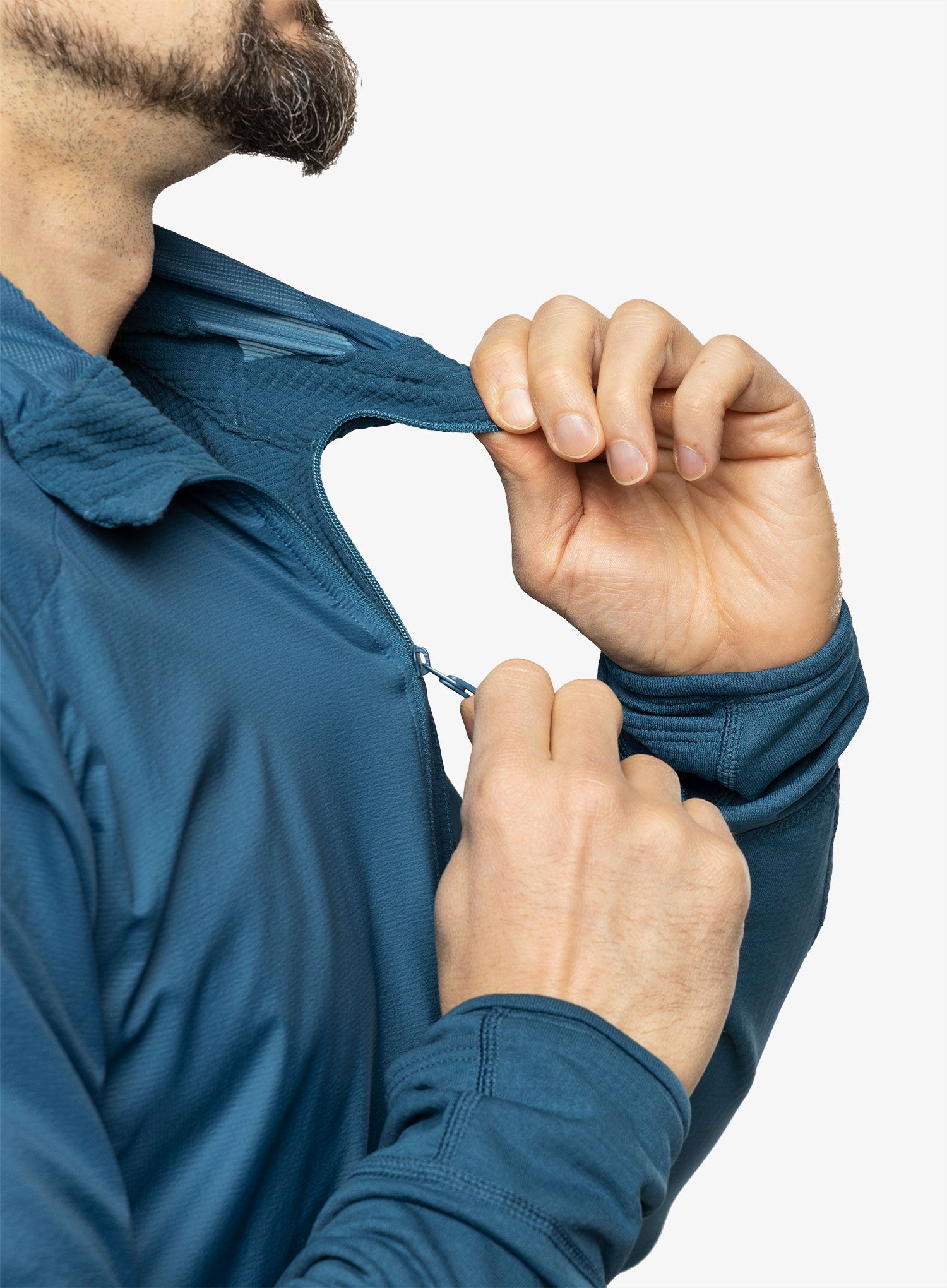Jopica s kapuco Arcteryx Delta Hybrid Hoody - serene