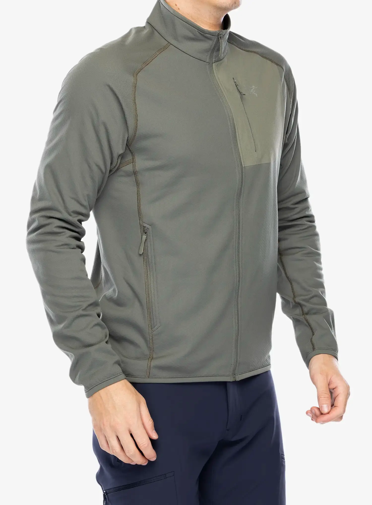 Puloverji brez kapuce Arcteryx Delta Jacket - forage