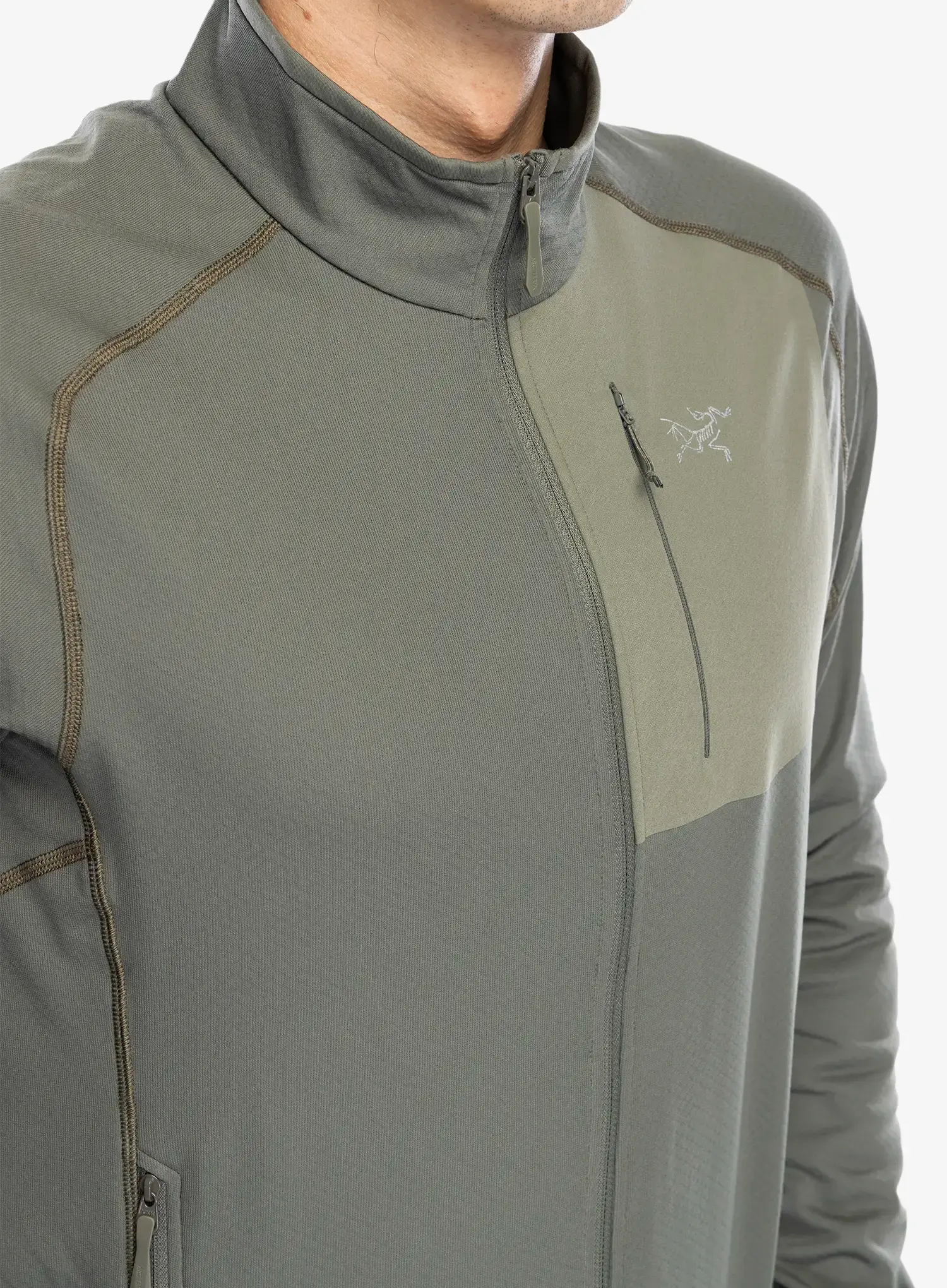 Puloverji brez kapuce Arcteryx Delta Jacket - forage