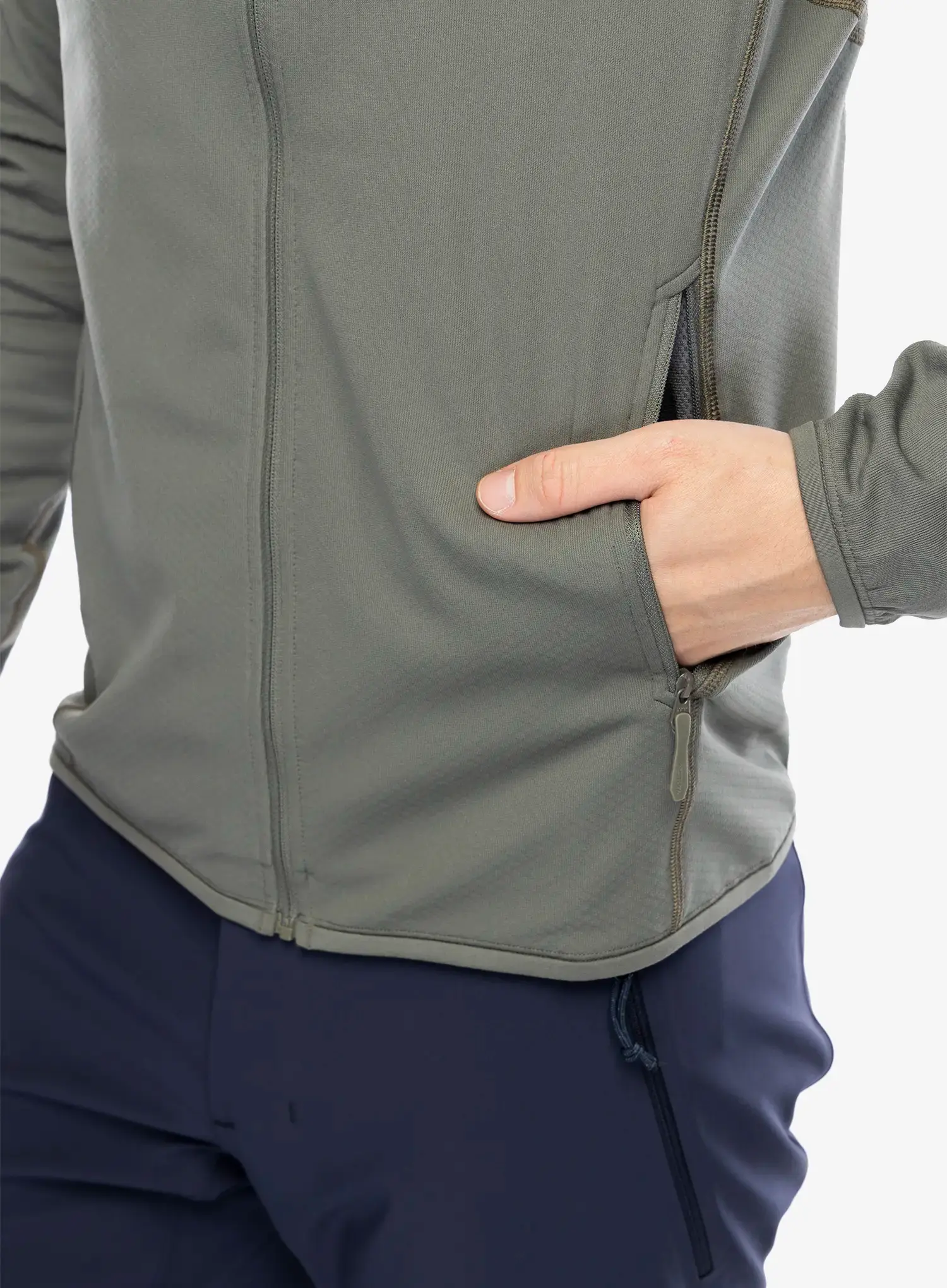 Puloverji brez kapuce Arcteryx Delta Jacket - forage