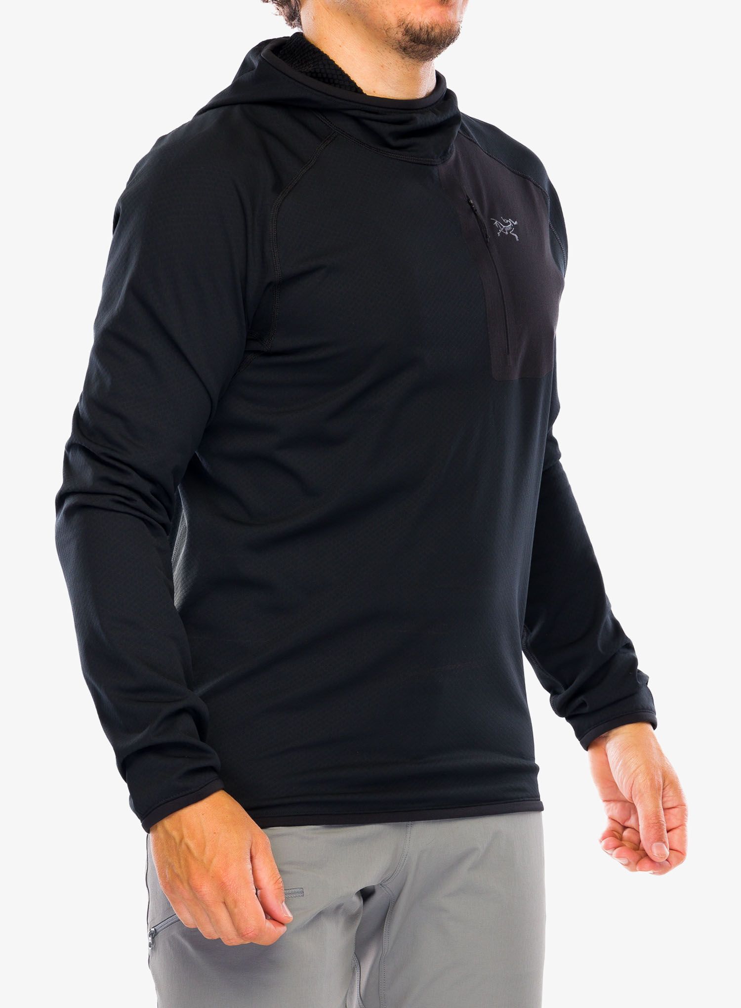 Jopica s kapuco Arcteryx Delta Pullover Hoody - black