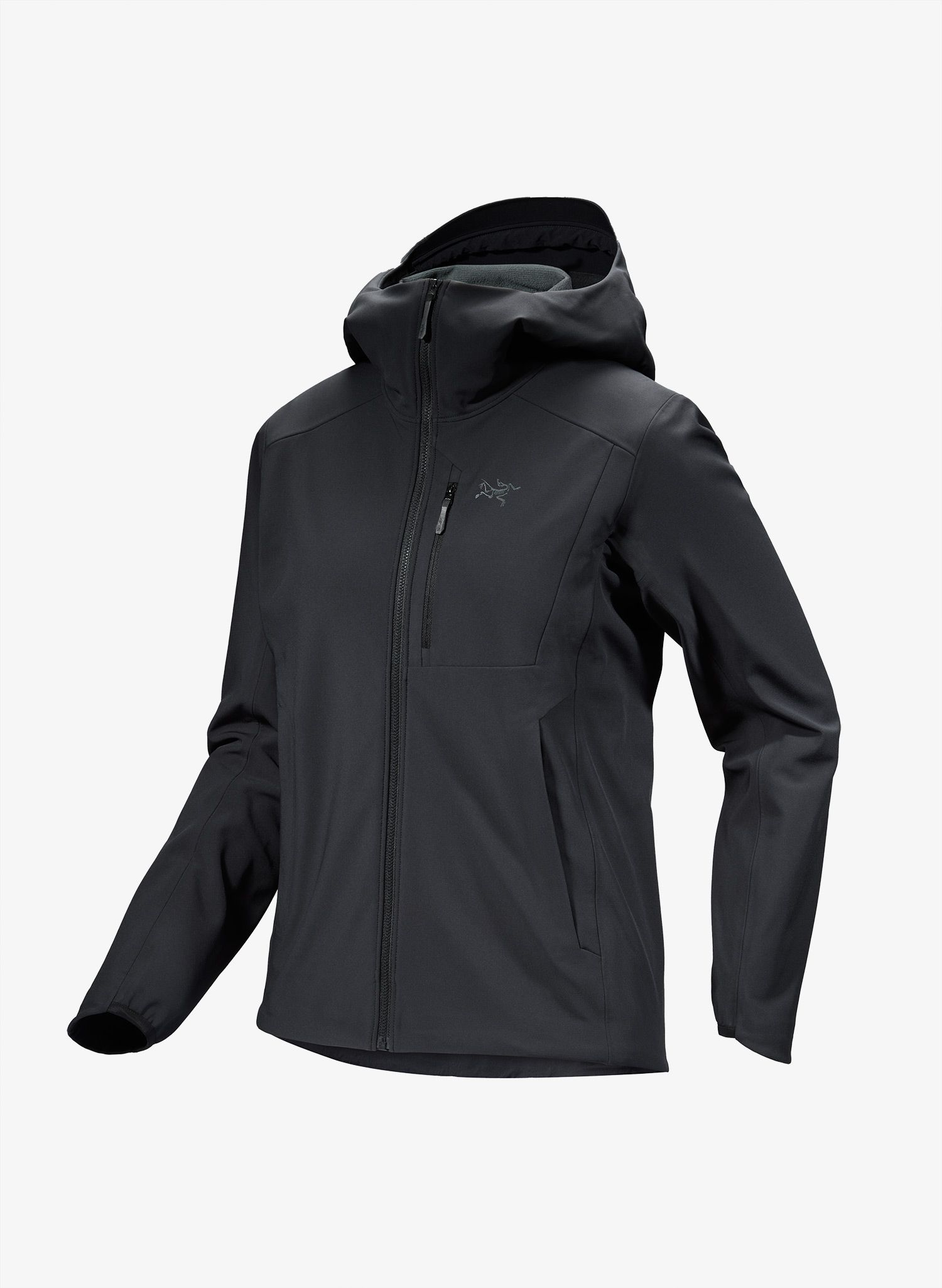 Ženska jakna softshell Arcteryx Gamma Heavyweight Hoody - black
