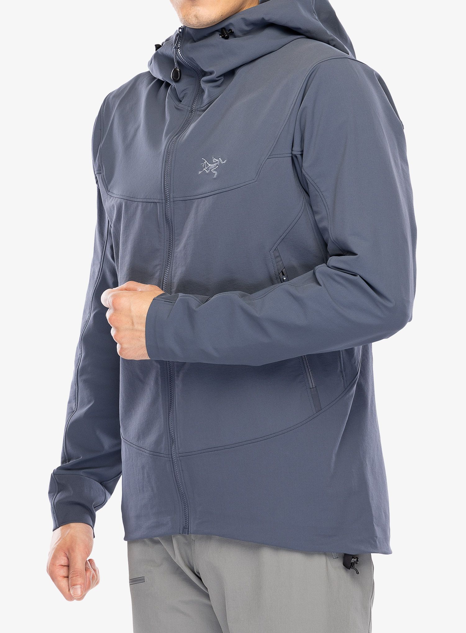 Softshell jakna Arcteryx Gamma Hoody - dk stratus