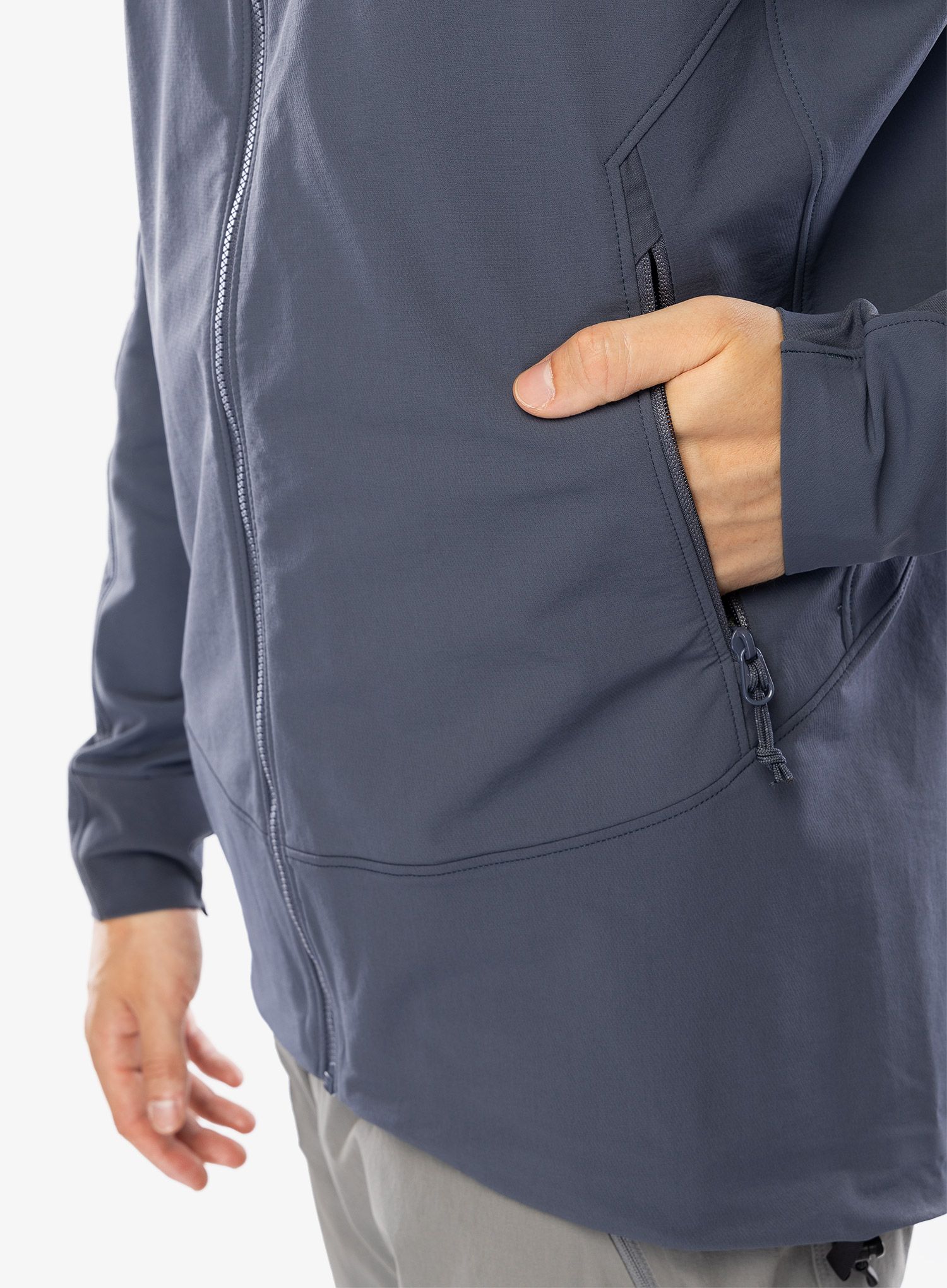 Softshell jakna Arcteryx Gamma Hoody - dk stratus