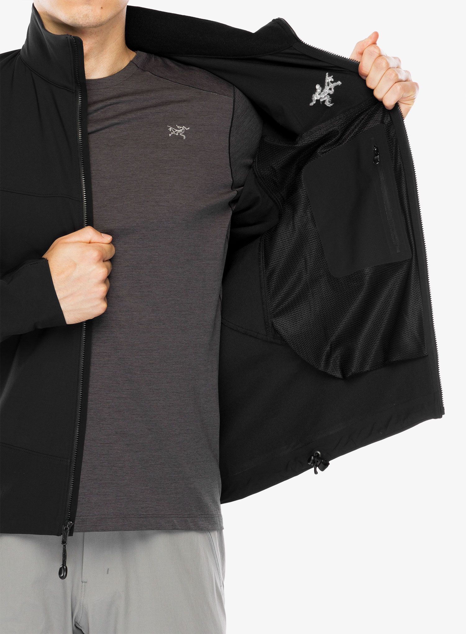Softshell jakna Arcteryx Gamma Jacket - black