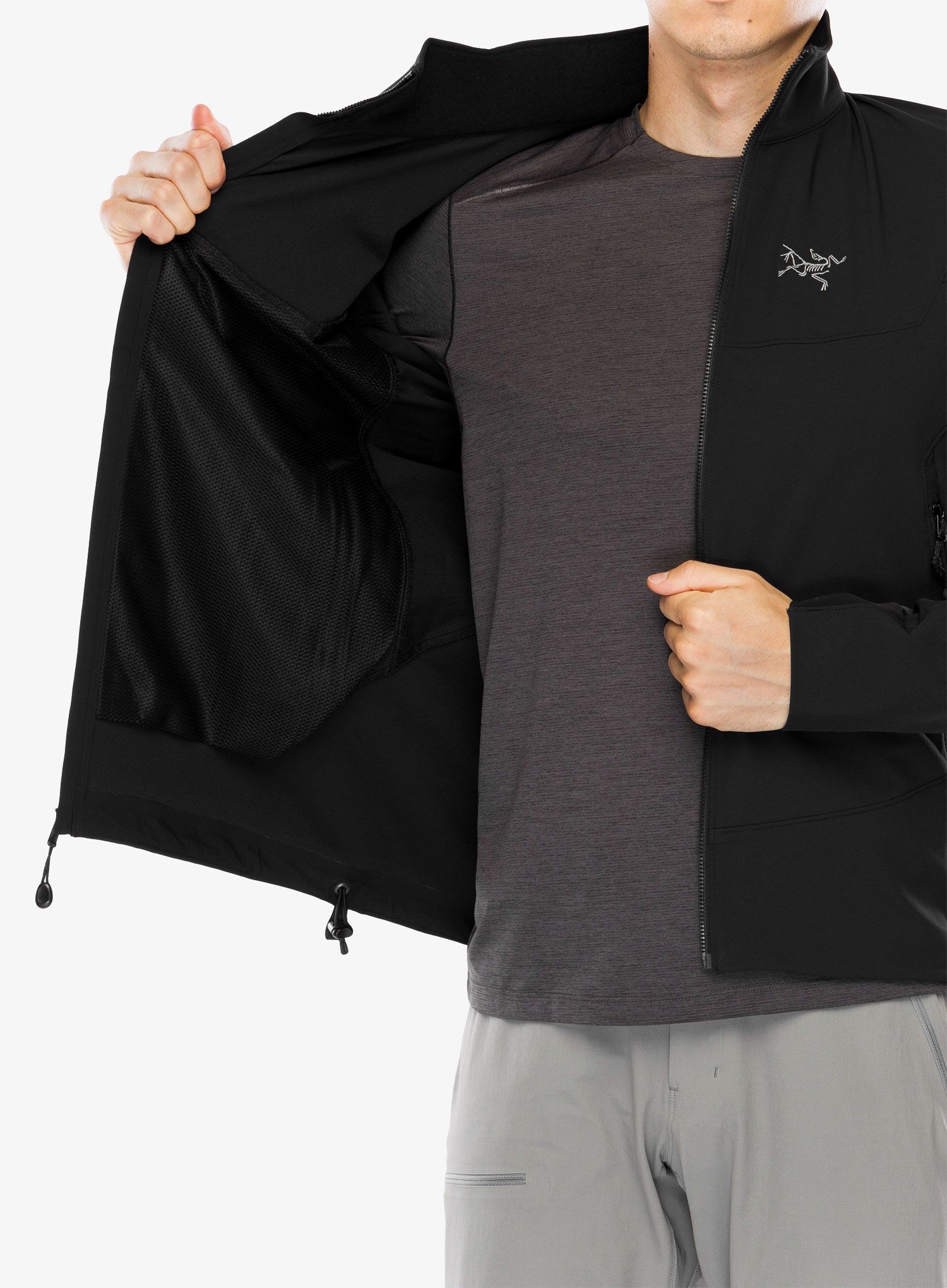 Softshell jakna Arcteryx Gamma Jacket - black