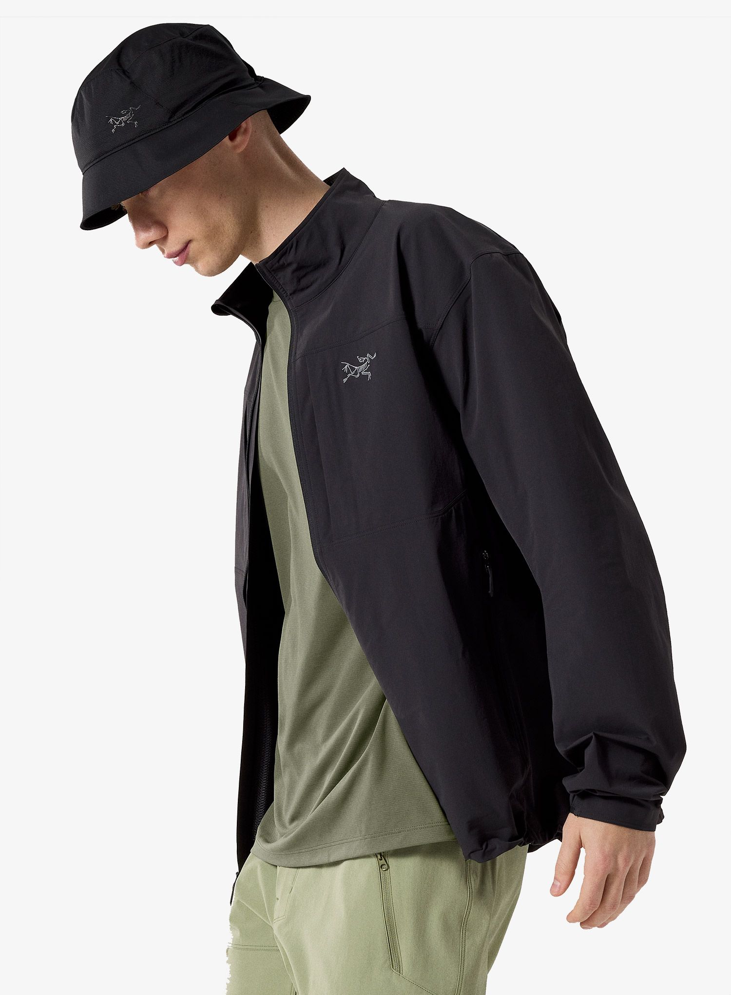 Softshell Arcteryx Gamma Lightweight Jacket - black/black