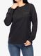 Ženska jopica Arcteryx Kragg Cotton Bird Crew LS - black/black