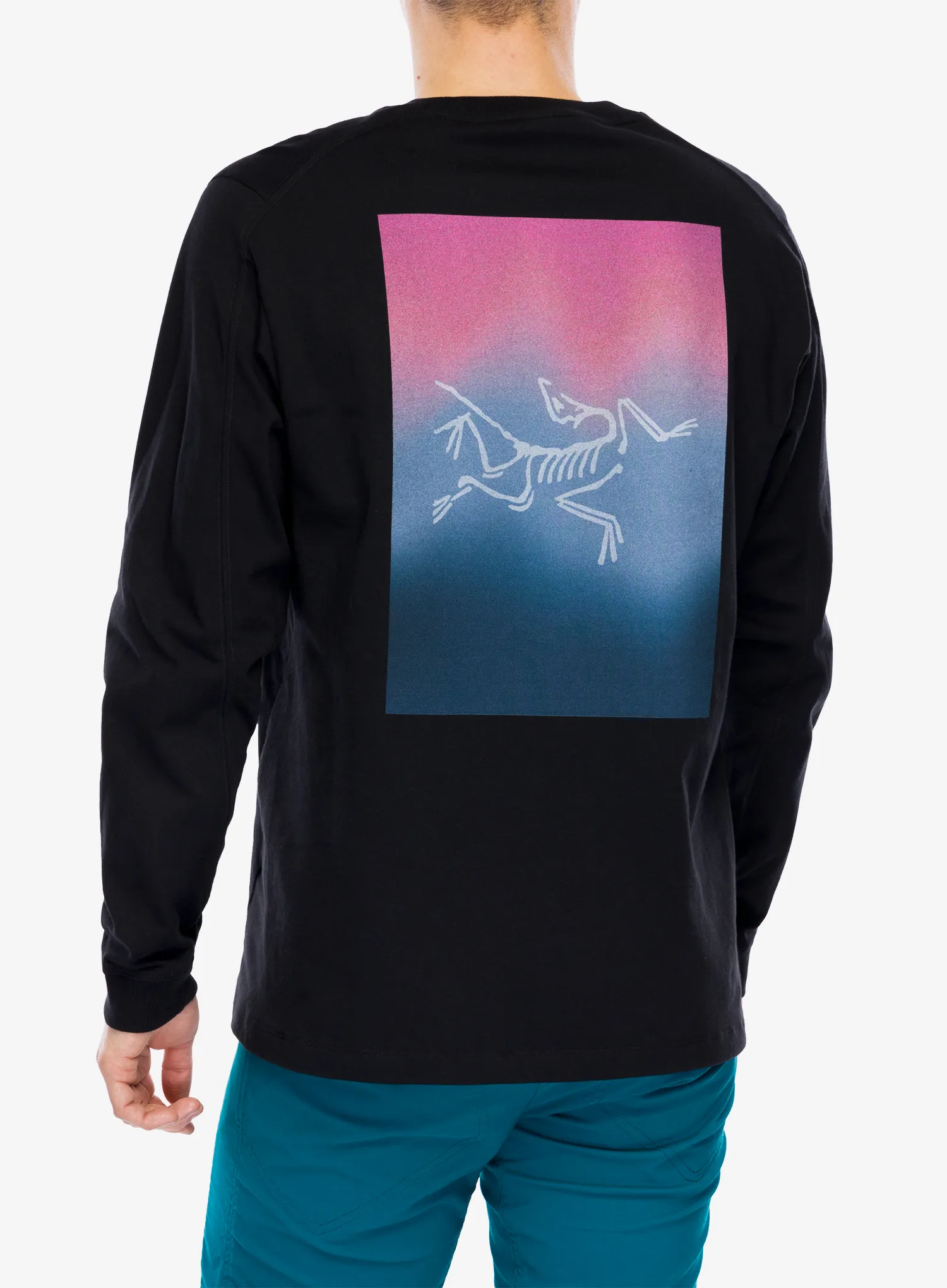 Puloverji brez kapuce Arcteryx Kragg Cotton Heatmap LS - black/multi