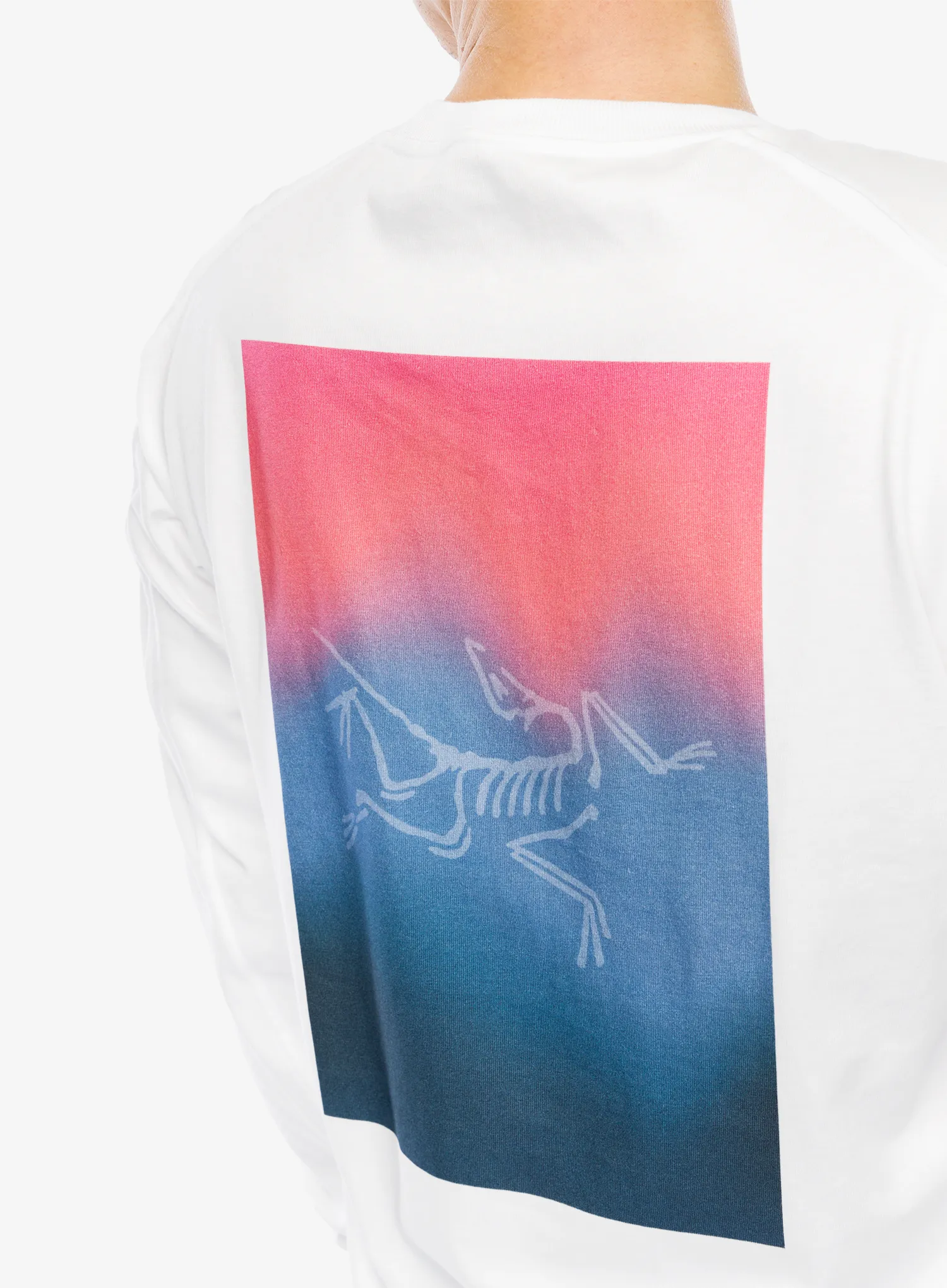 Plezalna jopa Arcteryx Kragg Cotton Heatmap LS - white light/multi