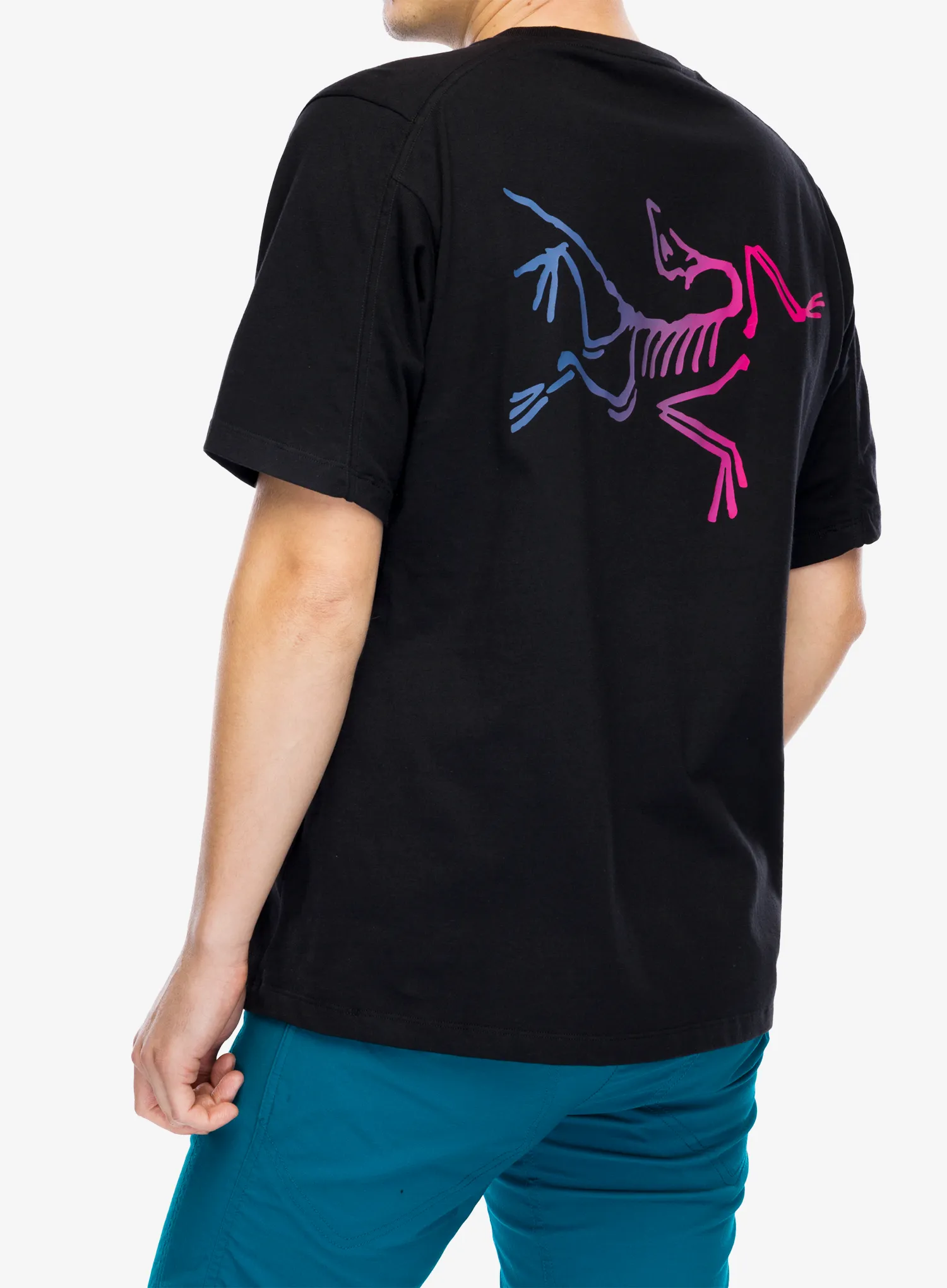 Bombažna majica Arcteryx Kragg Cotton Logo SS - black/multi