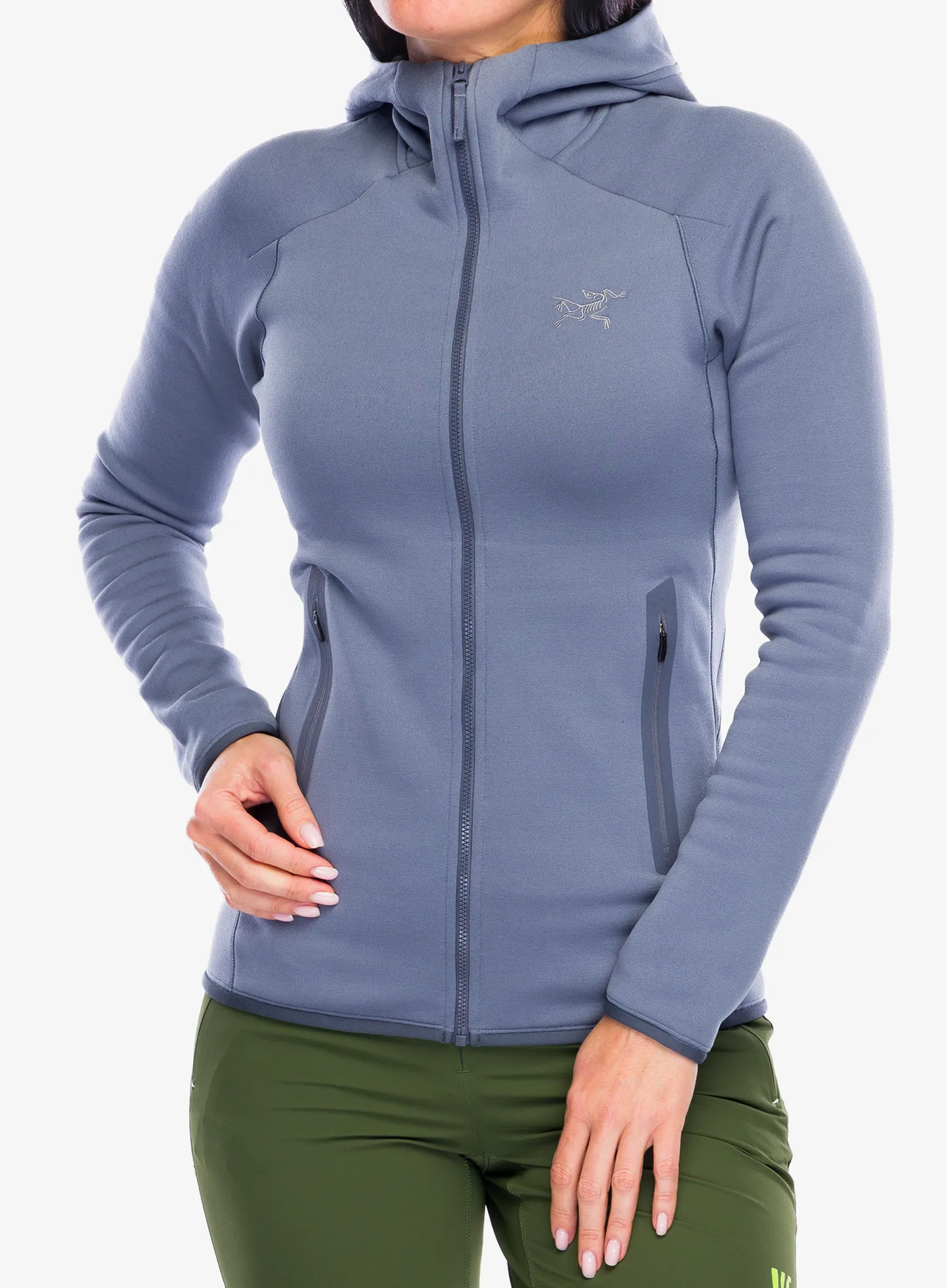 Ženska jopa s kapuco Arcteryx Kyanite Hoody - stratus