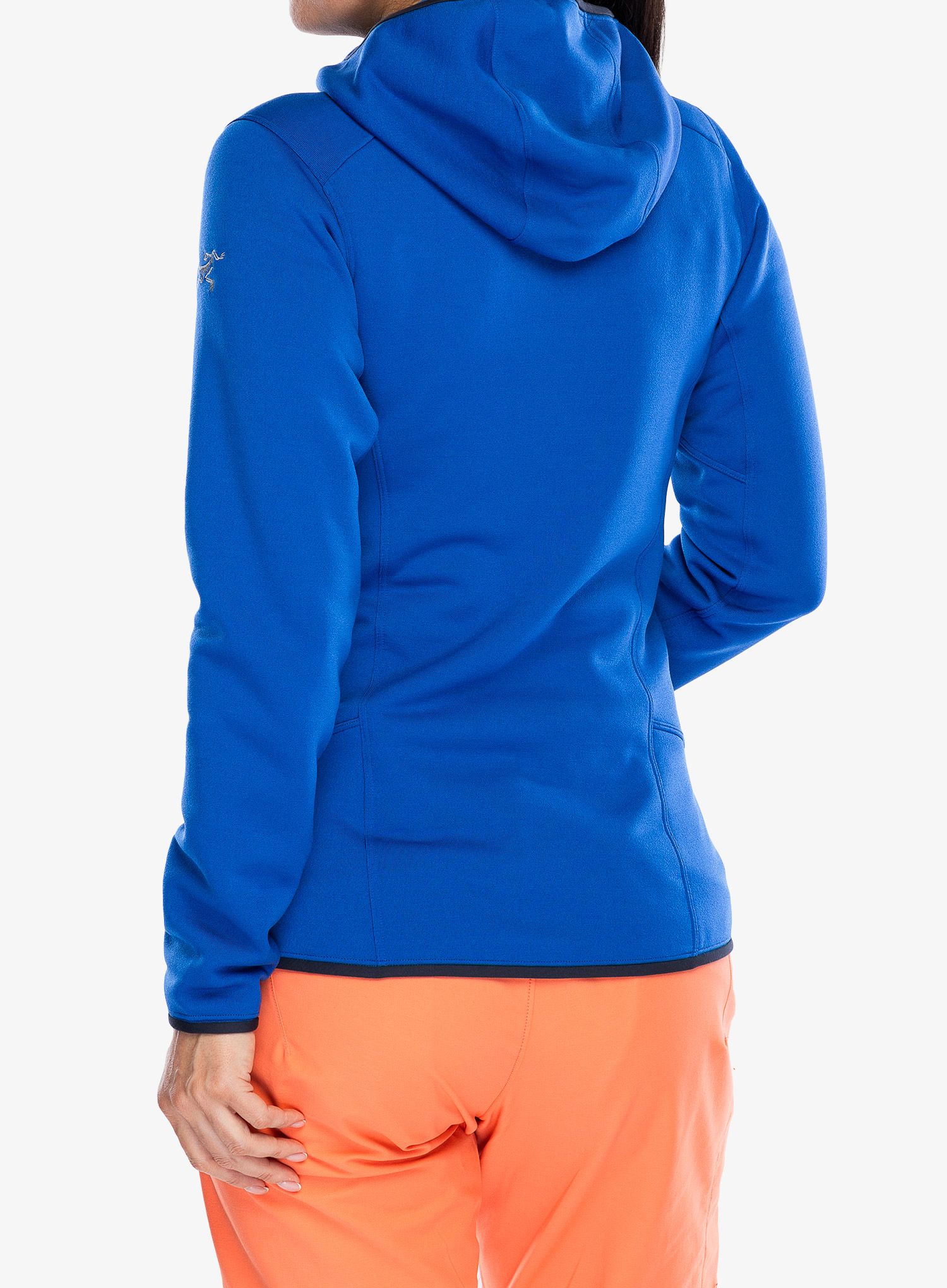 Ženski flis Arcteryx Kyanite Hoody - vitality/black sapphire