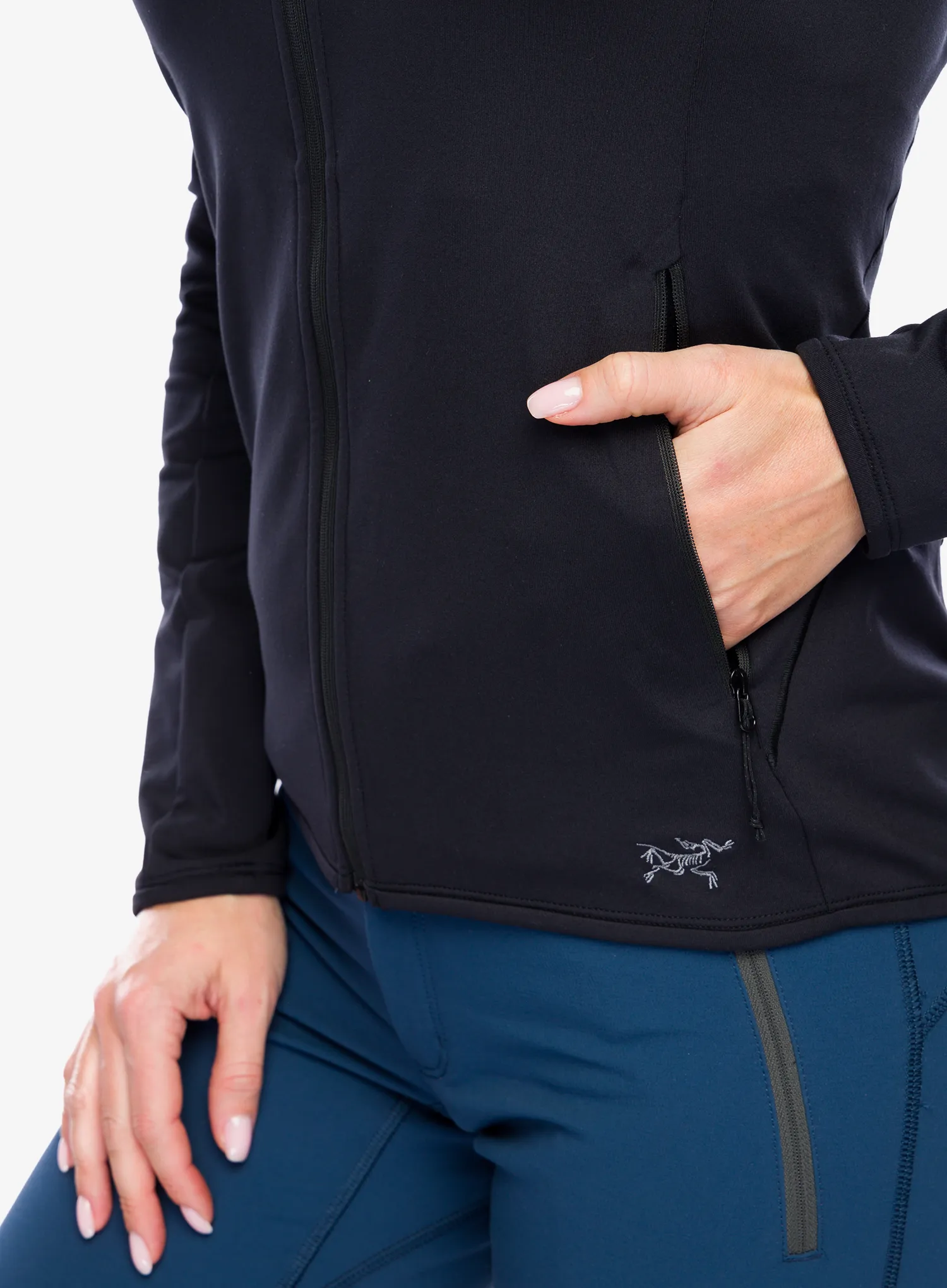 Ženska jopica Arcteryx Kyanite LT Hoody - black