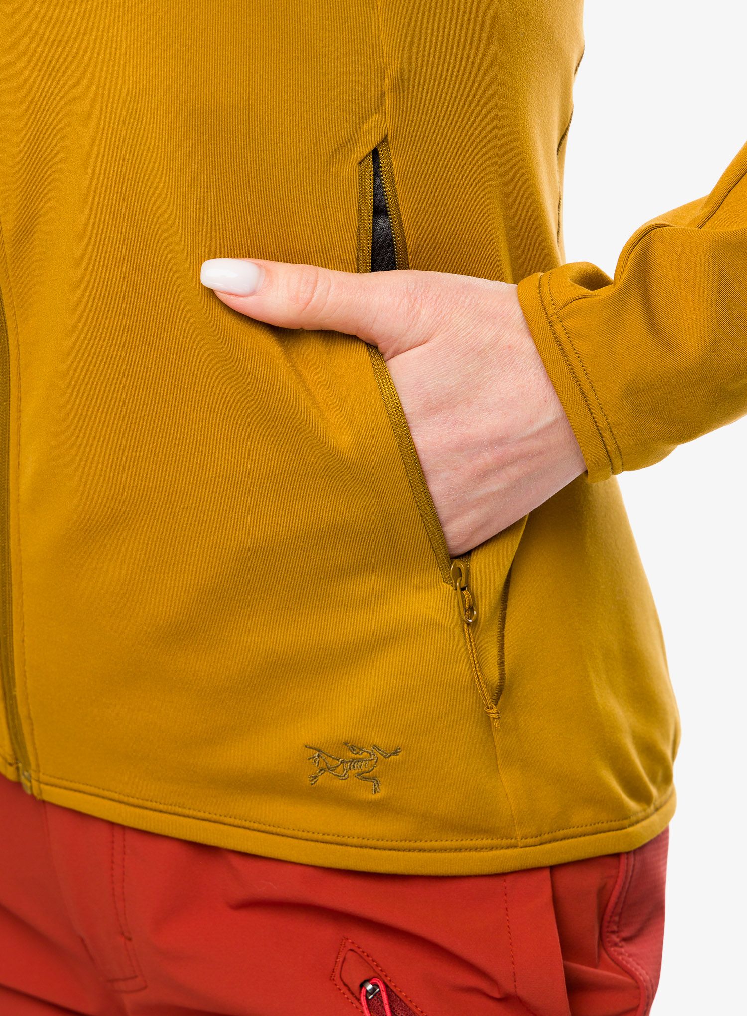Ženska jopica Arcteryx Kyanite LT Hoody - yukon