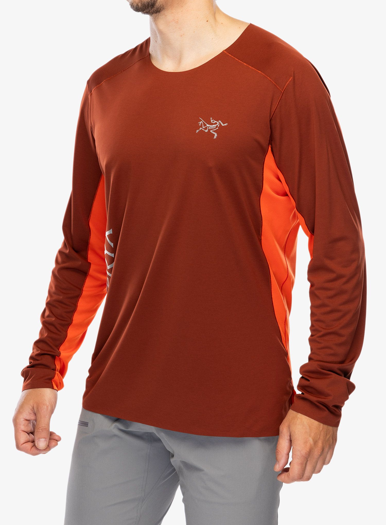 Tekaška jopica Arcteryx Norvan Downword Logo Shirt LS - sequoia/solaris