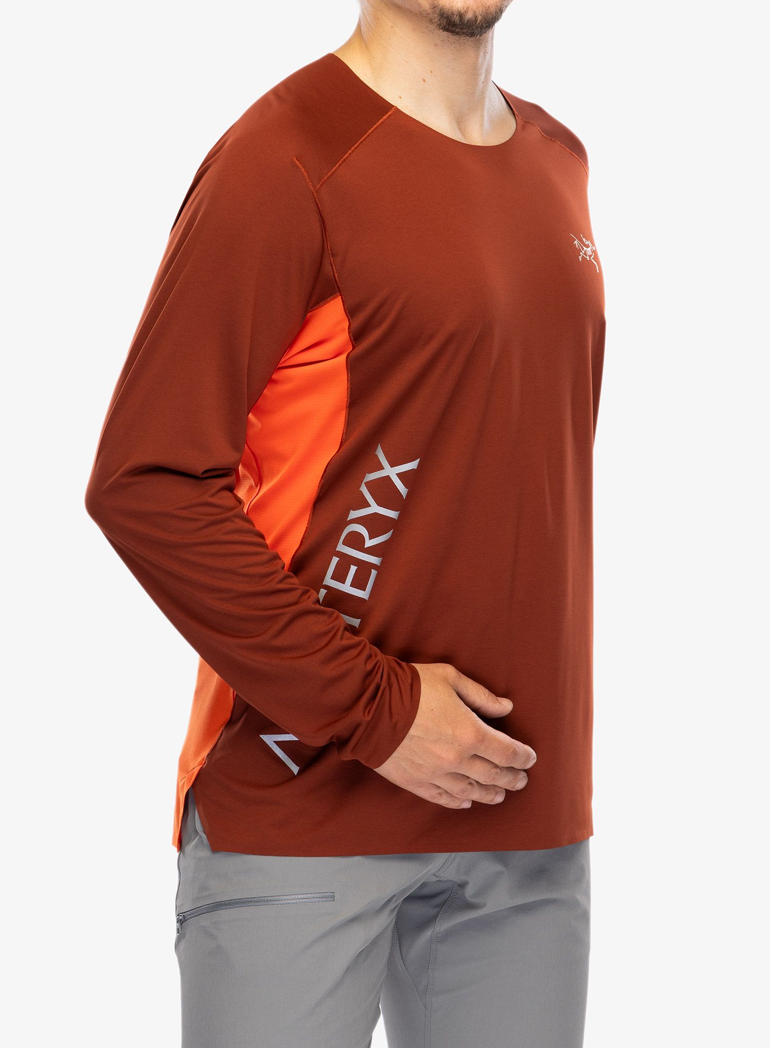 Tekaška jopica Arcteryx Norvan Downword Logo Shirt LS - sequoia/solaris