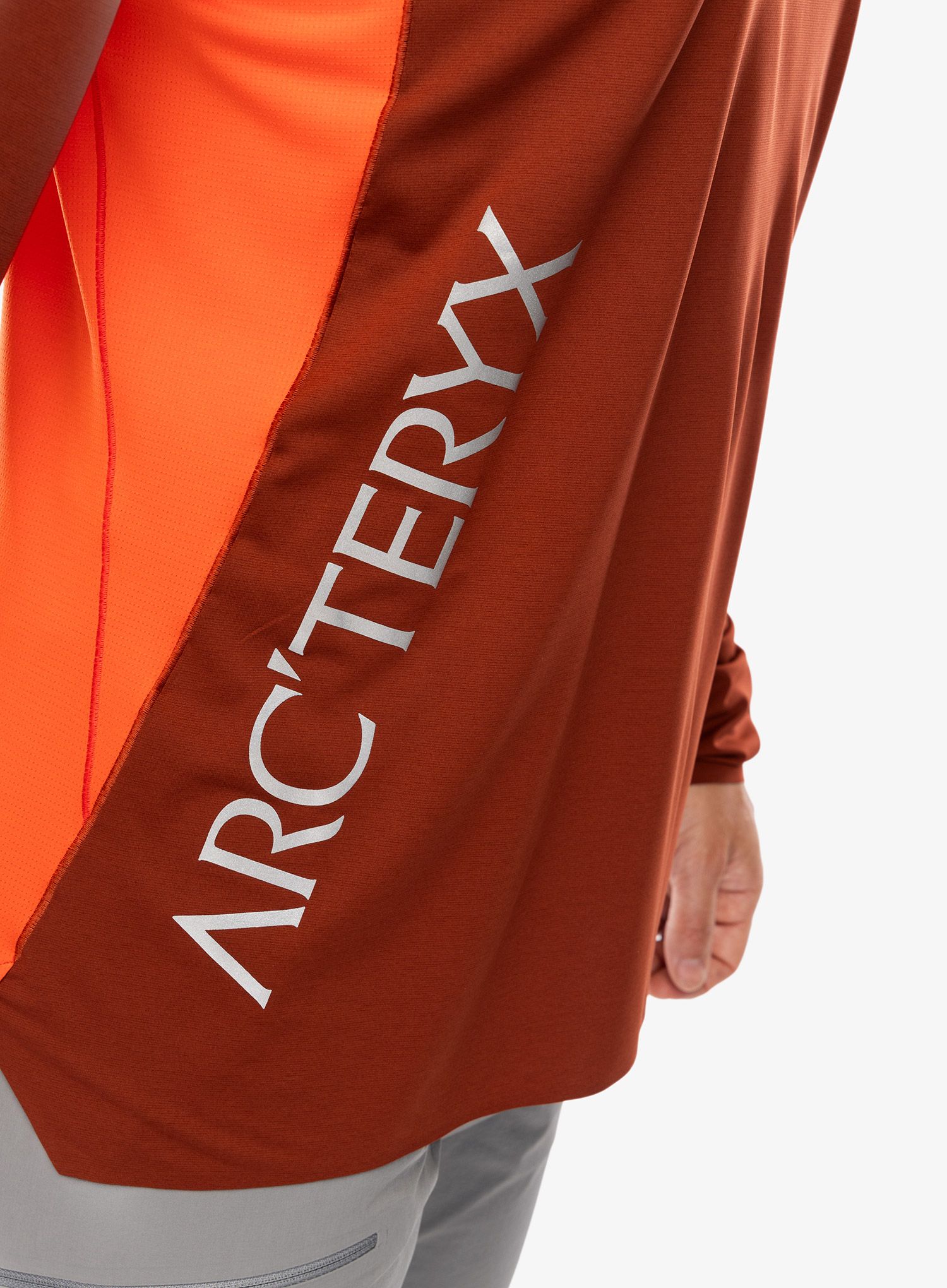 Tekaška jopica Arcteryx Norvan Downword Logo Shirt LS - sequoia/solaris