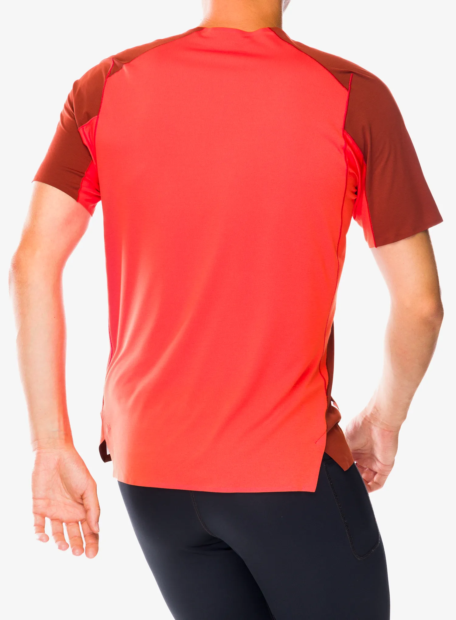 Tekaška majica Arcteryx Norvan Downword Logo Shirt SS - sequoia/solaris