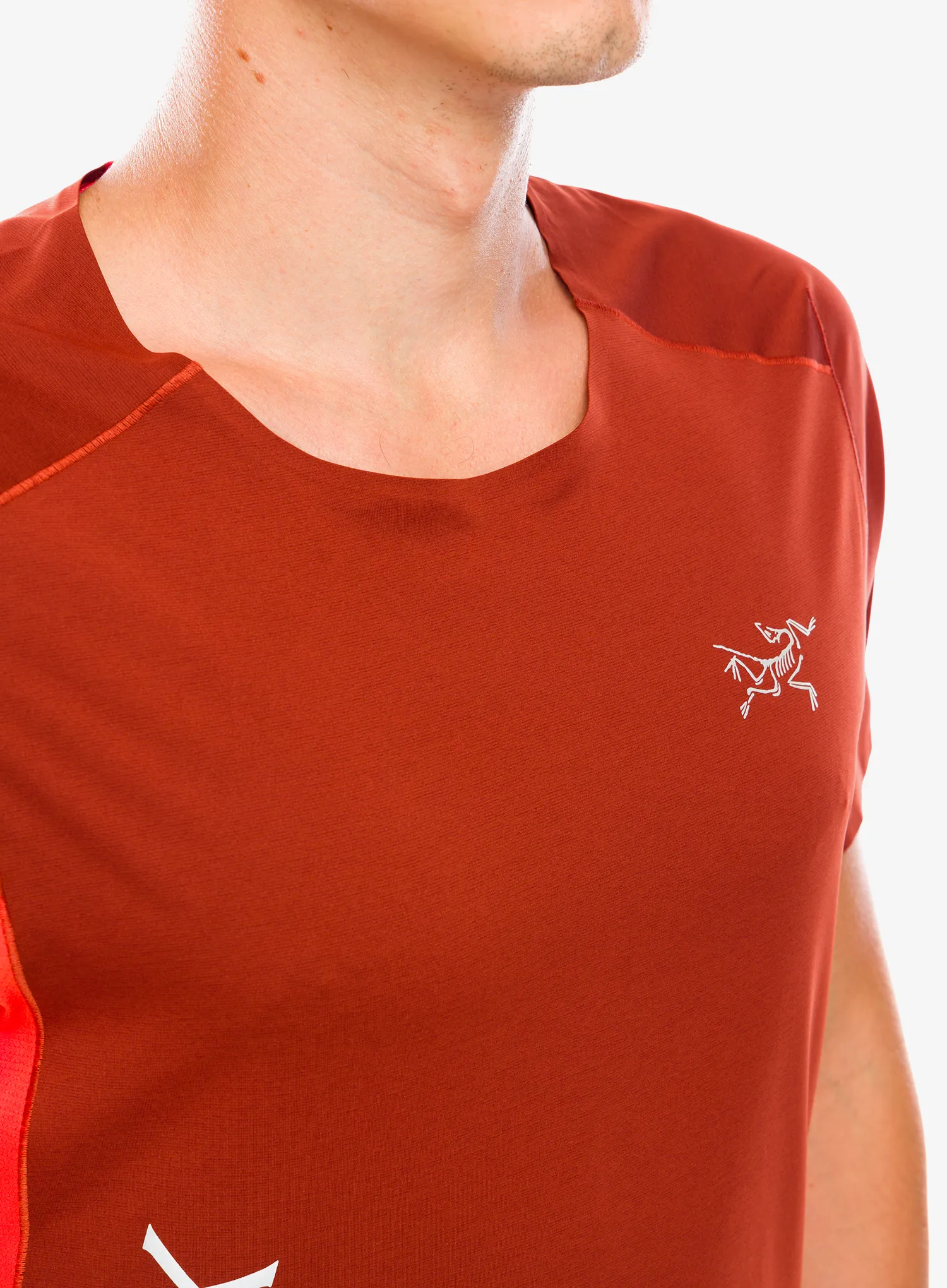 Tekaška majica Arcteryx Norvan Downword Logo Shirt SS - sequoia/solaris