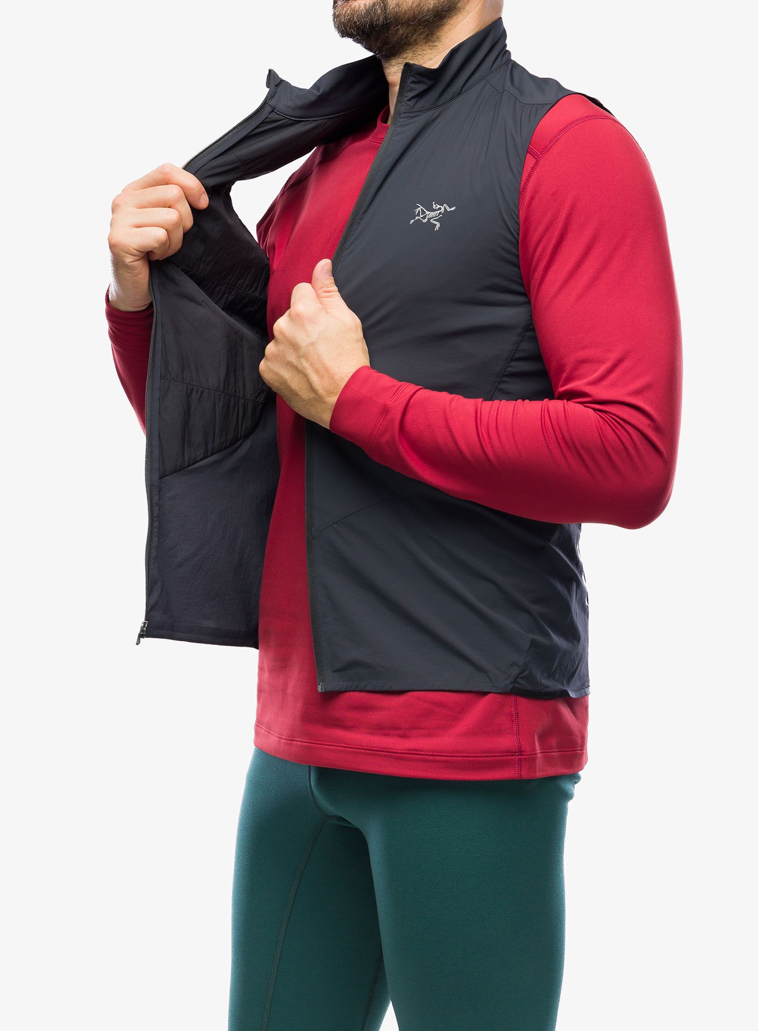Moški brezrokavnik Arcteryx Norvan Insulated Vest - black
