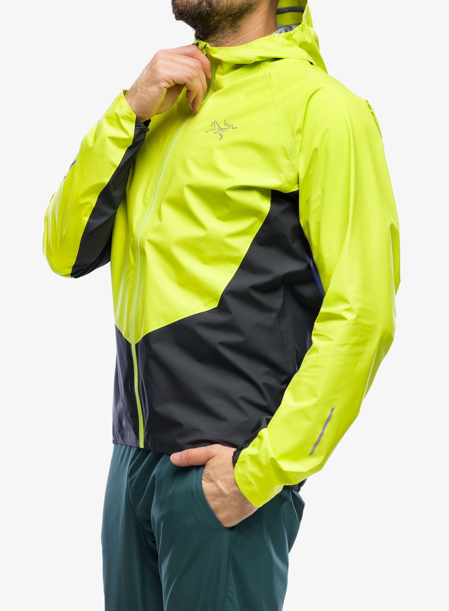 Tekaška jakna Arcteryx Norvan Shell Jacket - sprint/graphite