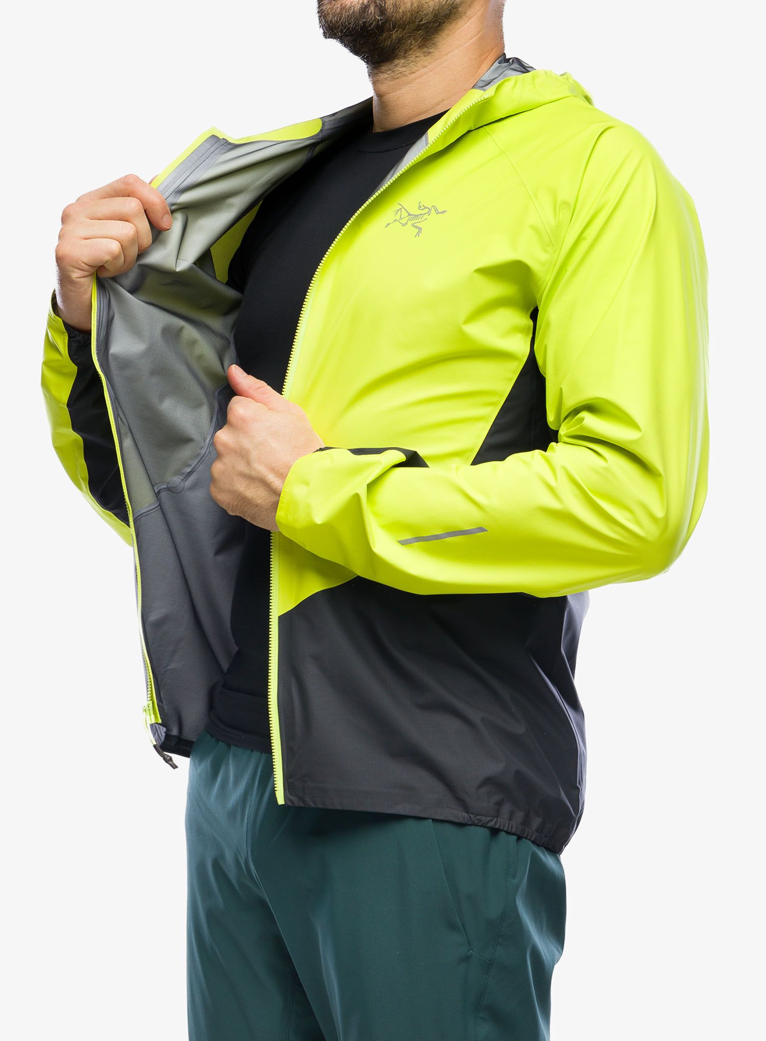 Tekaška jakna Arcteryx Norvan Shell Jacket - sprint/graphite