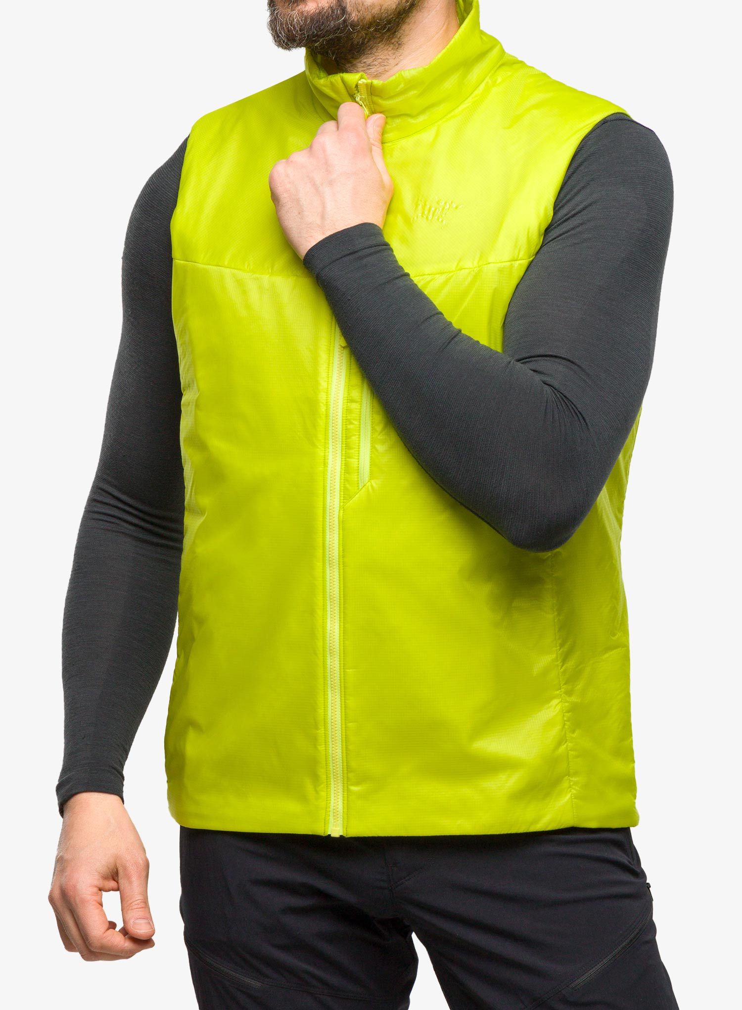 Podložen brezrokavnik Arcteryx Nuclei Vest - dark sprint