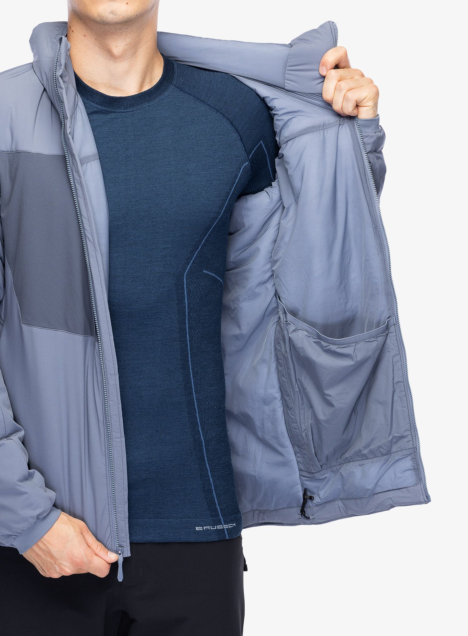 Sintetična jakna Arcteryx Proton Heavyweight Hoody - stratus