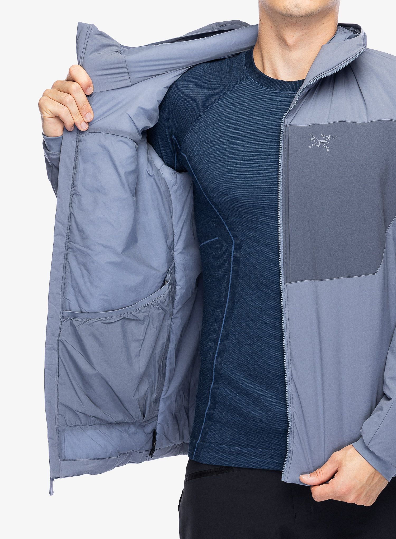 Sintetična jakna Arcteryx Proton Heavyweight Hoody - stratus