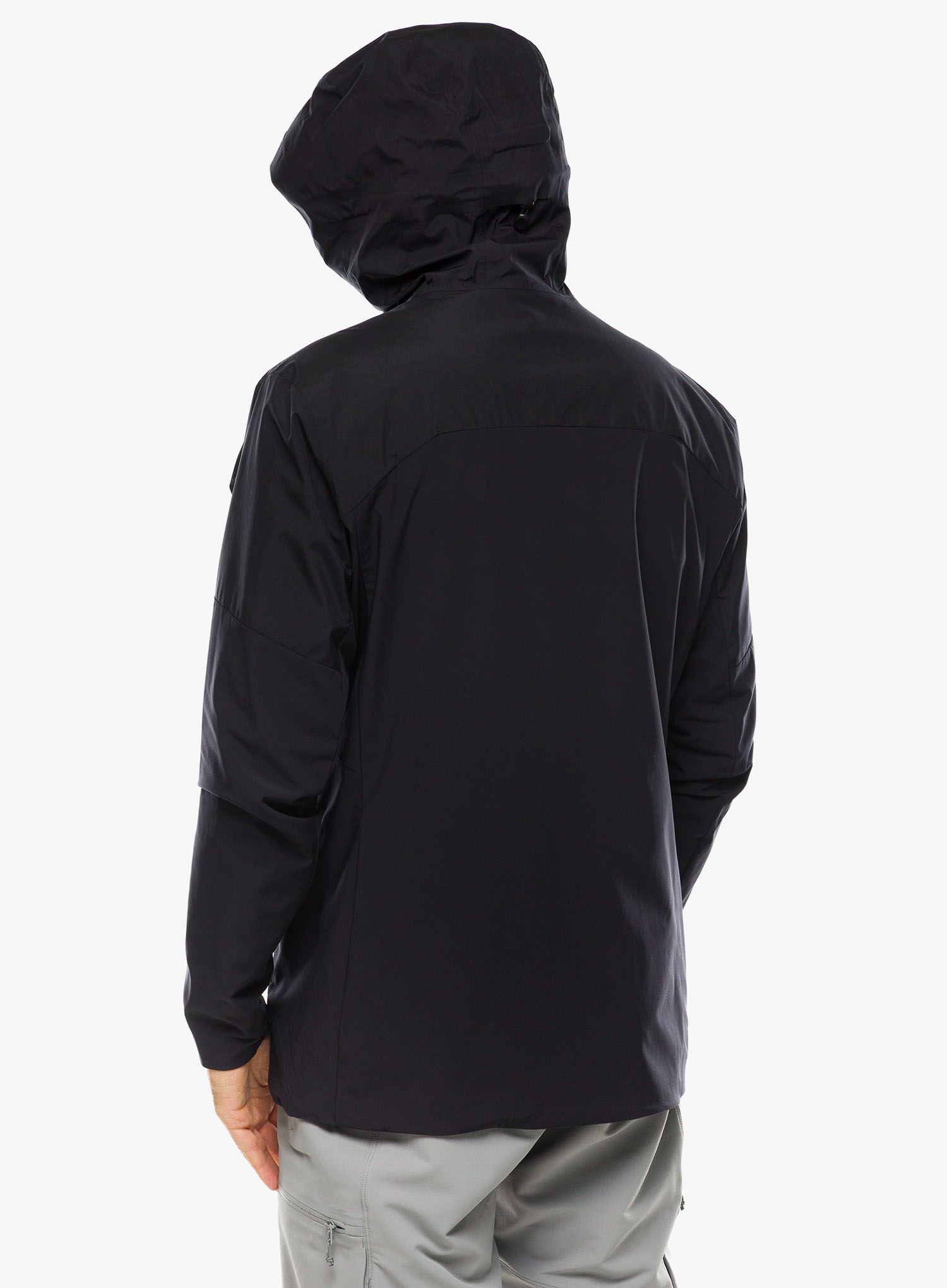 Hibridna jakna Arcteryx Proton Hybrid Hoody - black