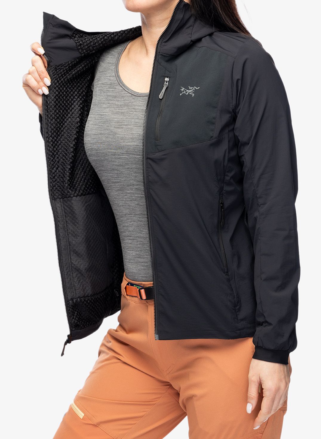Ženska sintetična jakna Arcteryx Proton Lightweight Hoody - black/black