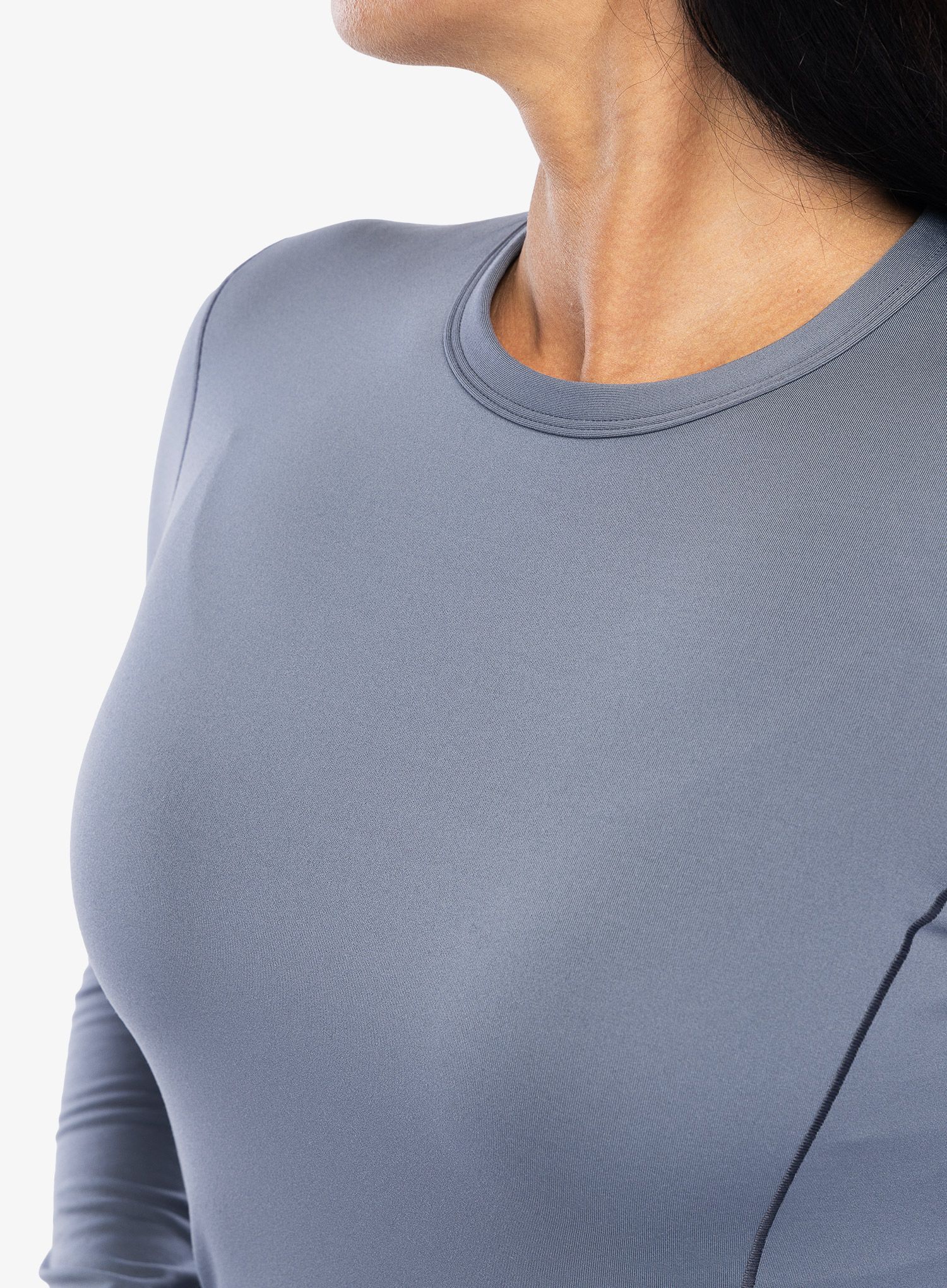 Ženska termo flis jopa Arcteryx Rho Crew Neck LS - stratus