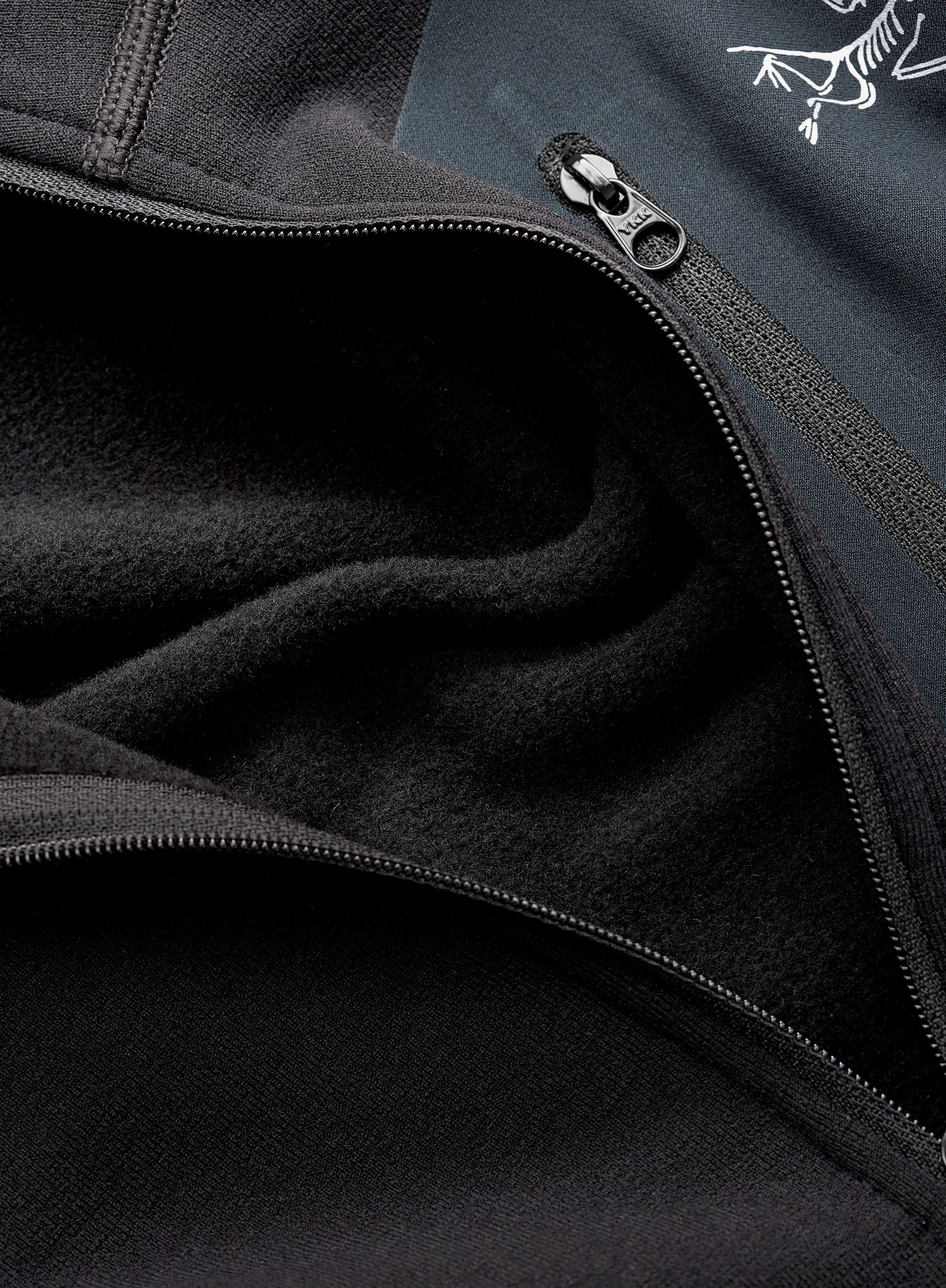 Termo flis jopa Arcteryx Rho Heavyweight Zip Neck - black