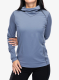 Ženska termo flis jopa Arcteryx Rho Hoody - stratus