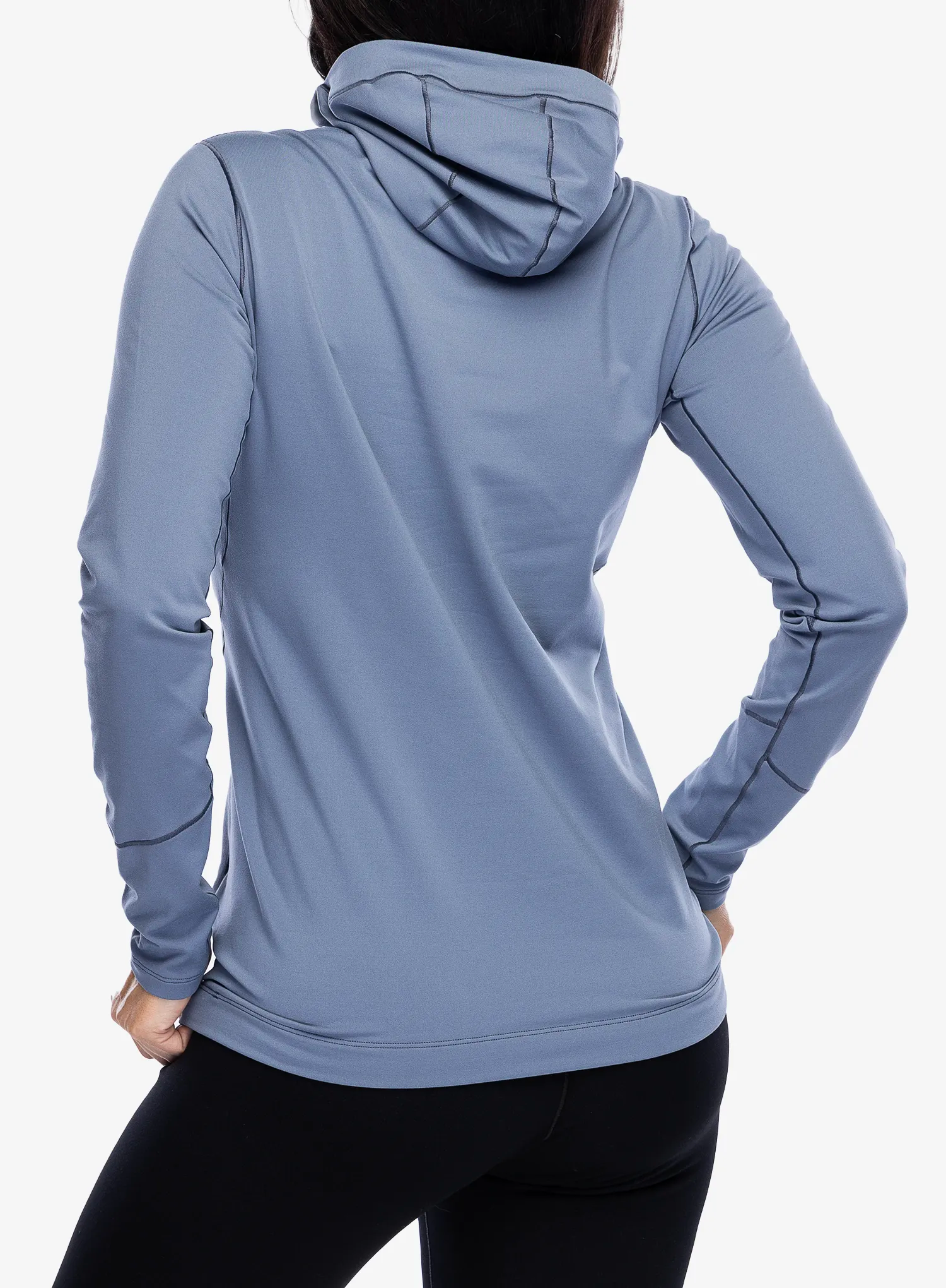 Ženska termo flis jopa Arcteryx Rho Hoody - stratus