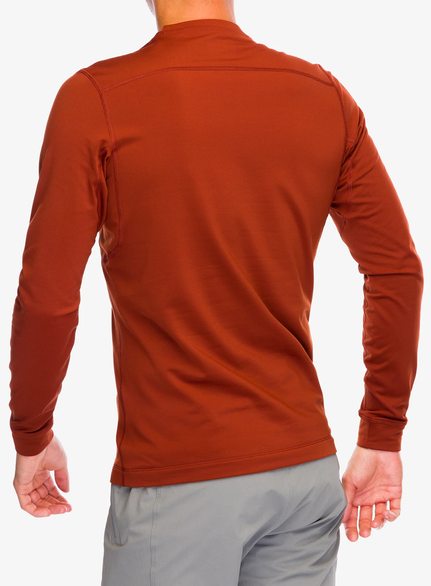 Termo flis jopa Arcteryx Rho LT Crew Neck - sequoia