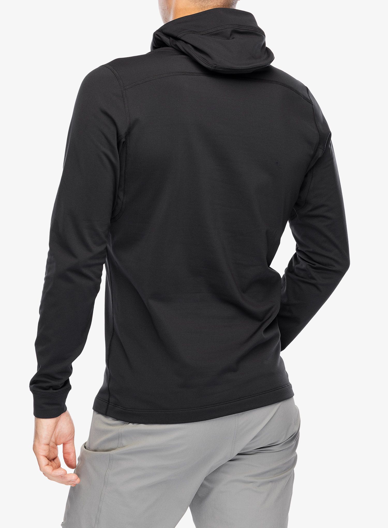 Termo flis jopa Arcteryx Rho LT Hoody - blk