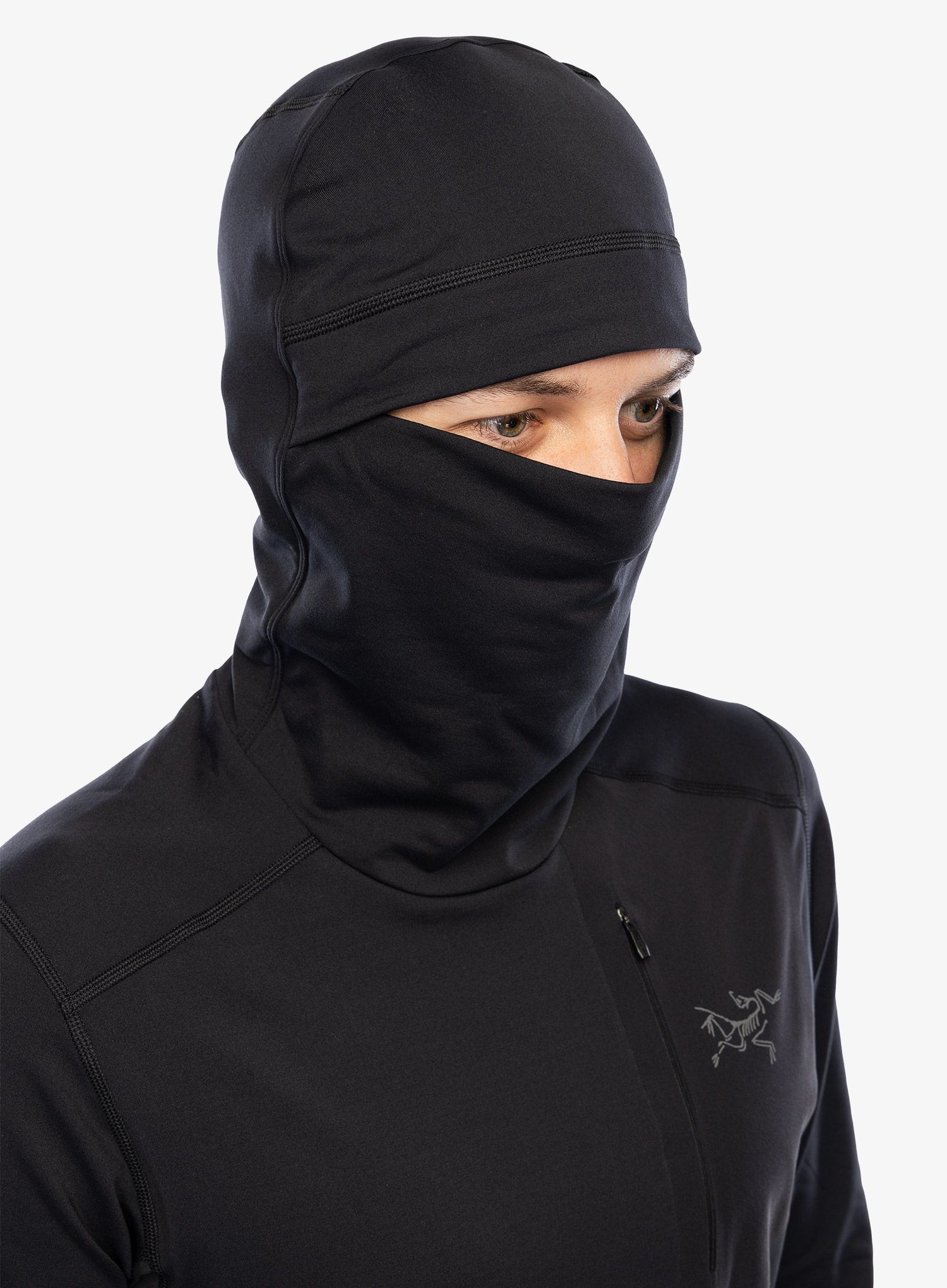Termo flis jopa Arcteryx Rho LT Hoody - blk
